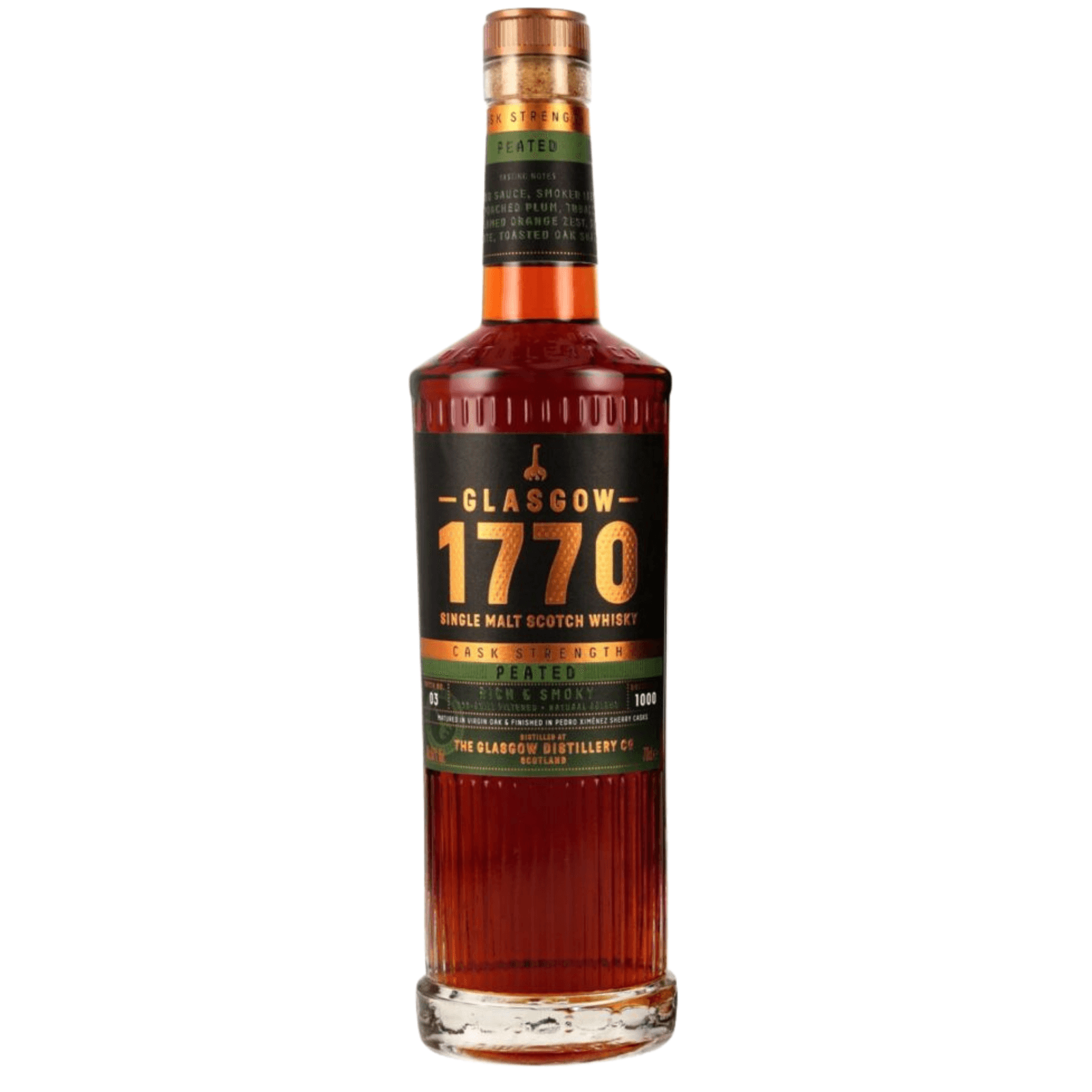 Glasgow Peated Cask Strength Batch 3
