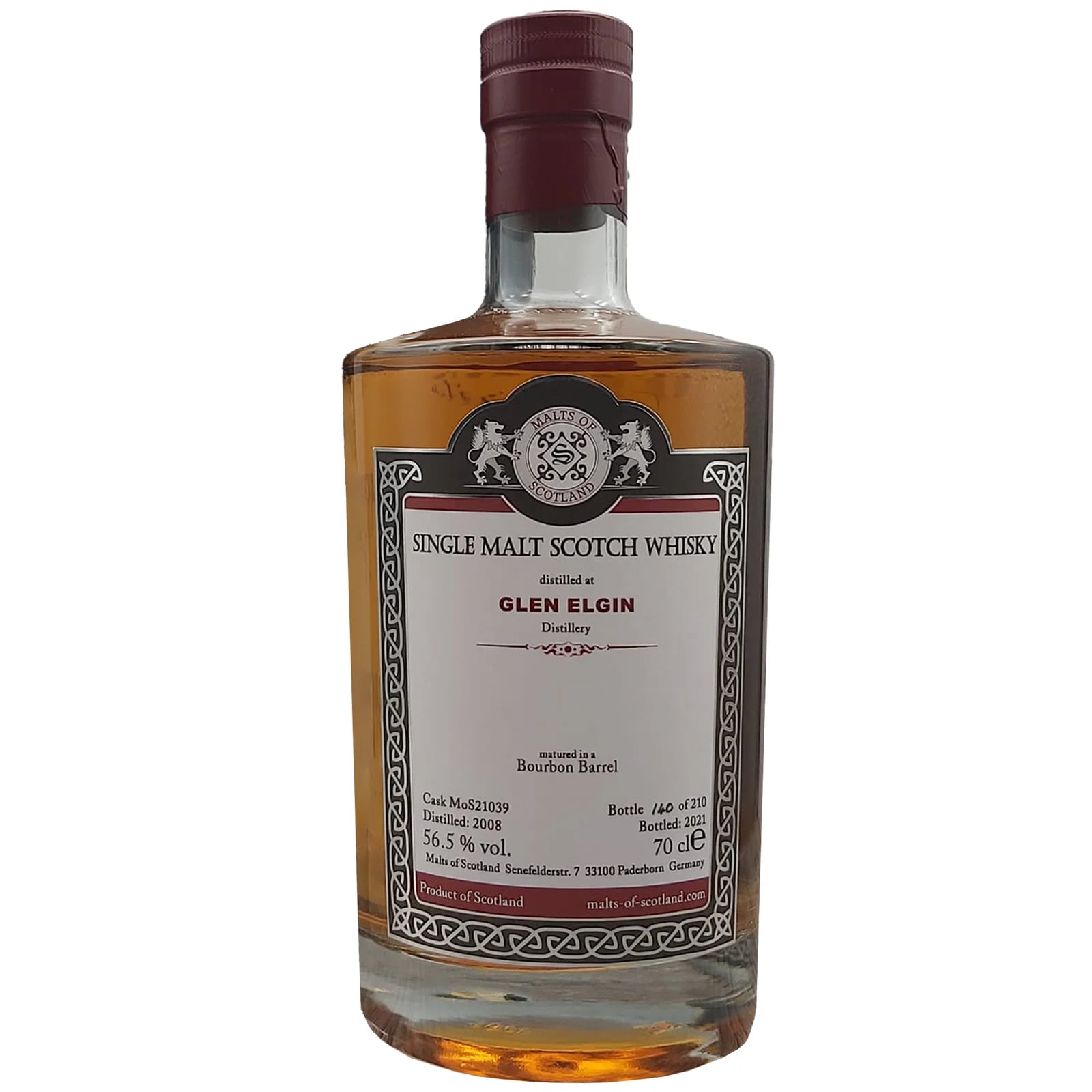 Glen Elgin 2008 Malts of Scotland MoS 21039