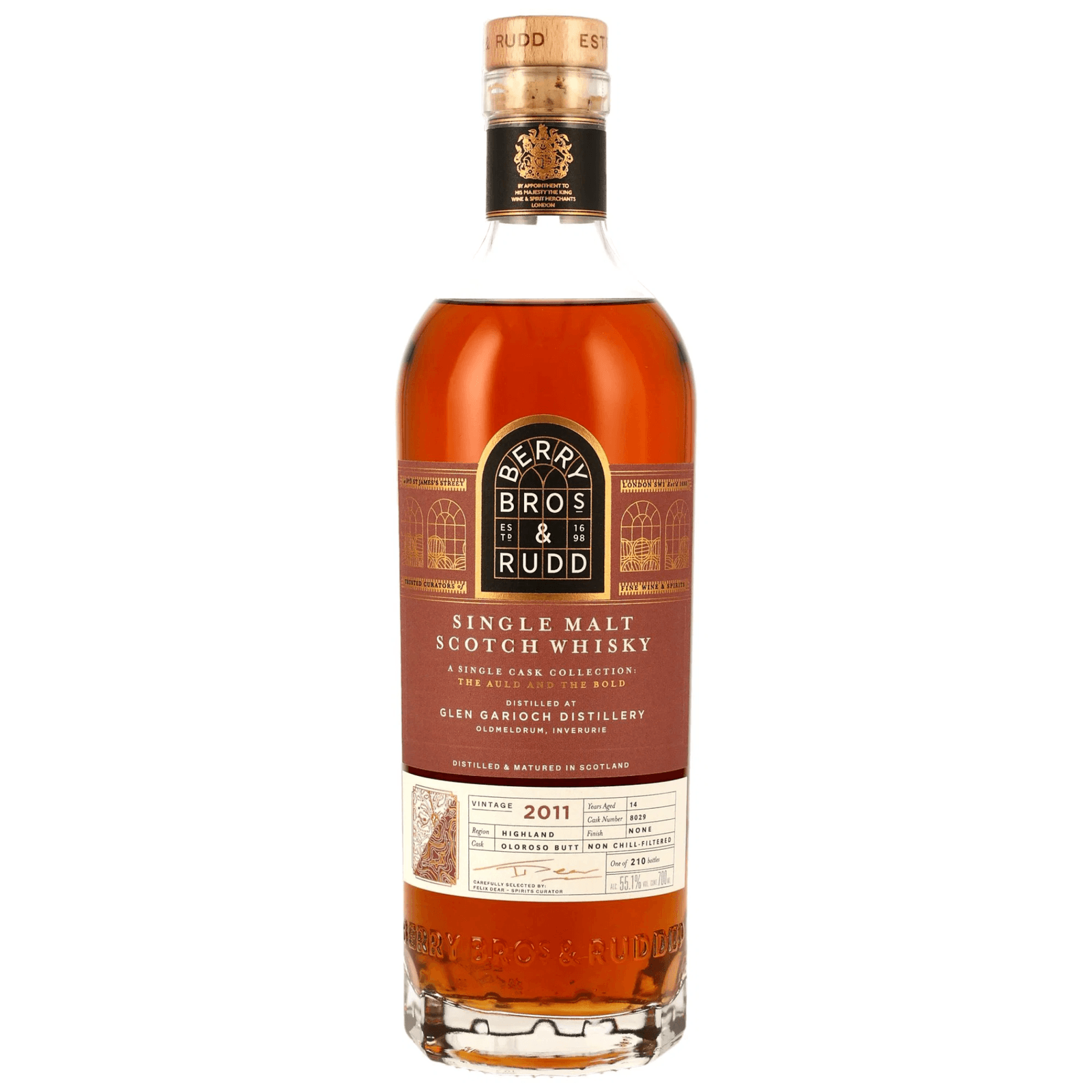 Glen Garioch 14 Years Old 2011 The Auld and The Bold Berry Bros. & Rudd Cask Nr.8029