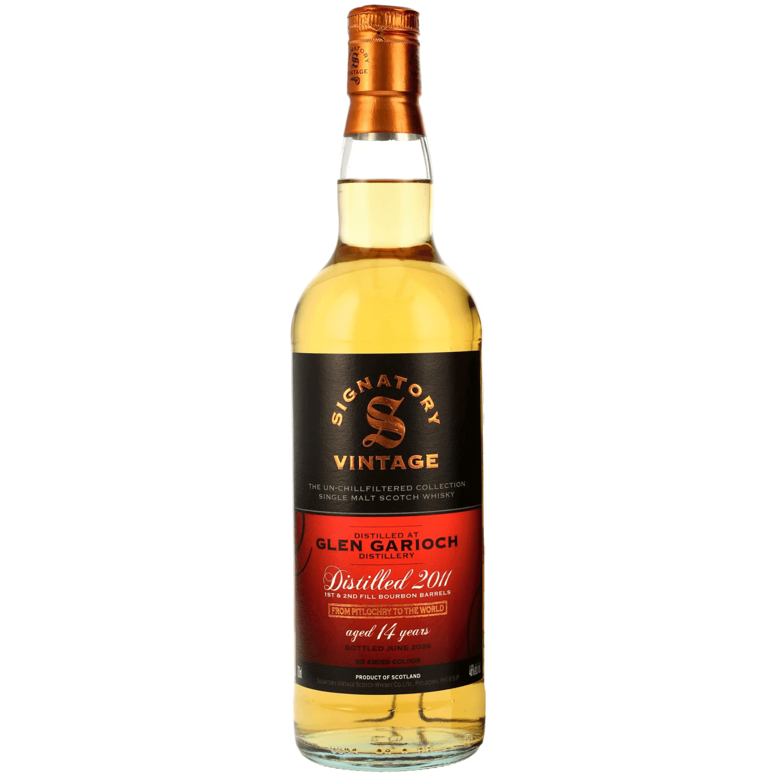 Glen Garioch 14 Years Old 2011 Un Chillfiltered Collection Signatory Vintage