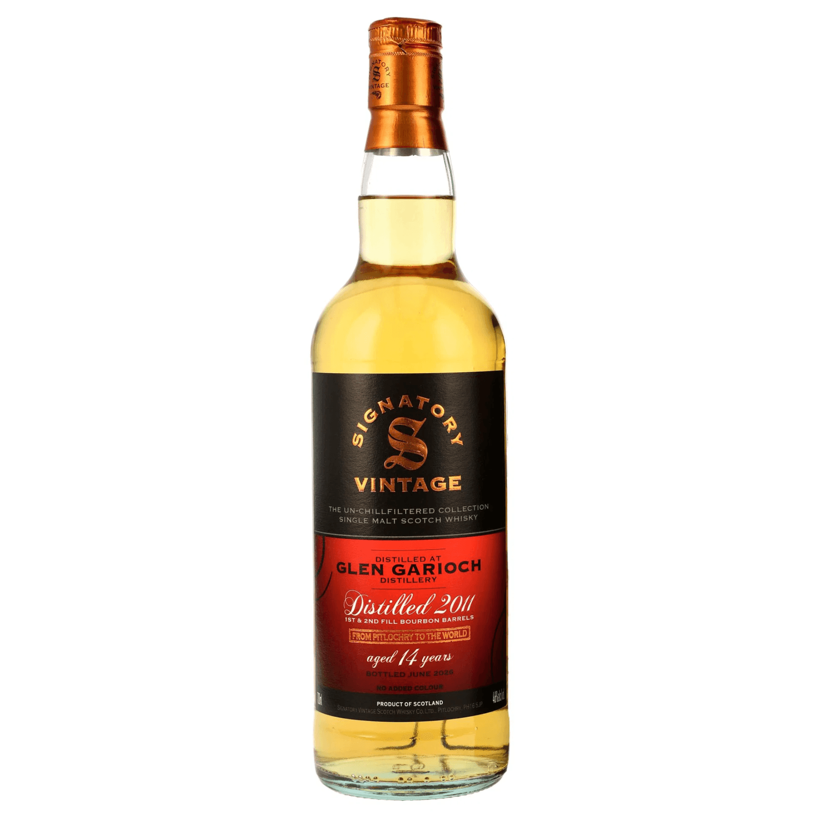 Glen Garioch 14 Years Old 2011 Un Chillfiltered Collection Signatory Vintage