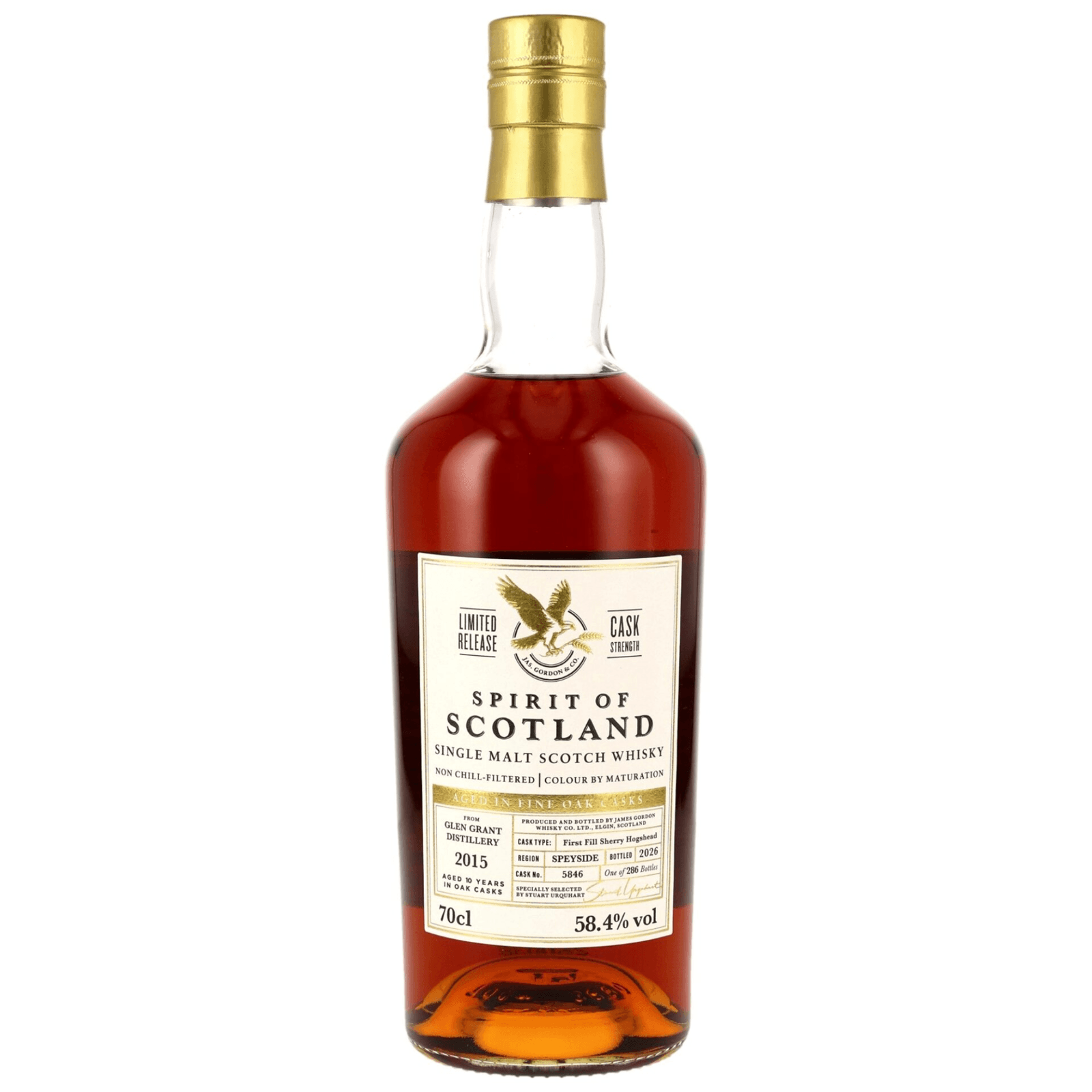 Glen Grant 10 Years Old 2015 Spirit Of Scotland Gordon & Macphail Cask Nr.5846