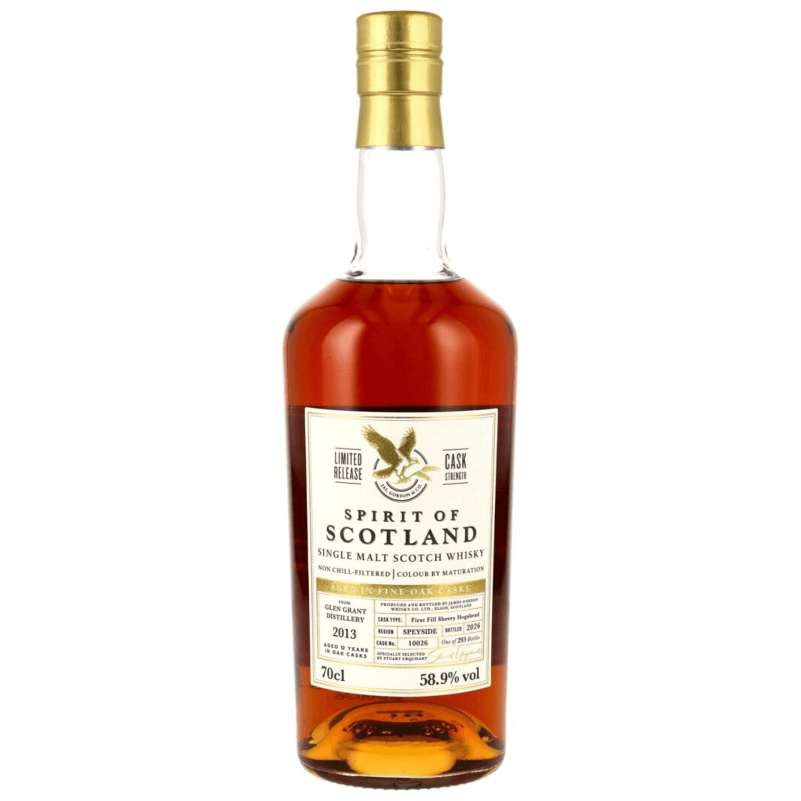 Glen Grant 12 Years Old 2013 Spirit Of Scotland Gordon & Macphail Cask Nr.10026