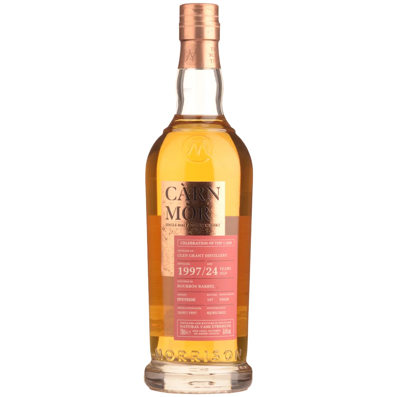 Glen Grant 24 Years Old 1997 Càrn Mòr Celebration of the Cask Morrison Scotch Whisky Distillers 95650