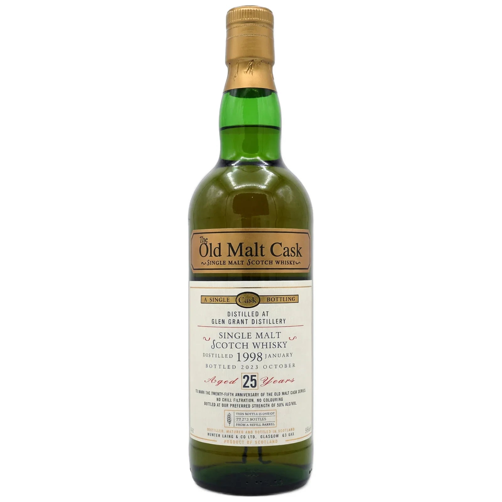 Glen Grant 25 Years Old 1998 The Old Malt Cask 25th Anniversary Hunter Laing
