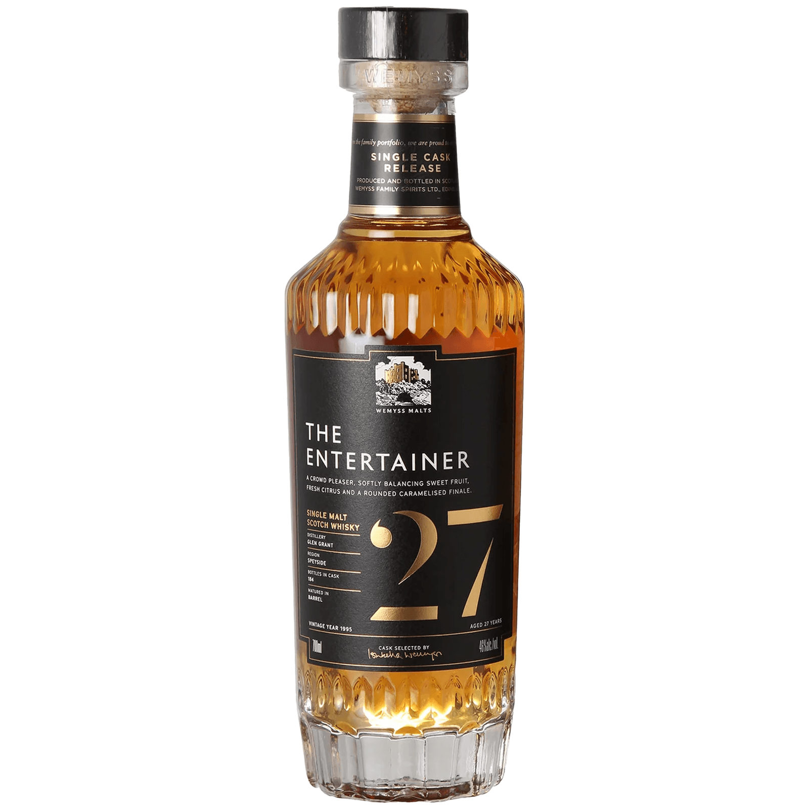 Glen Grant 27 Years Old 1995 The Entertainer Wemyss Malts