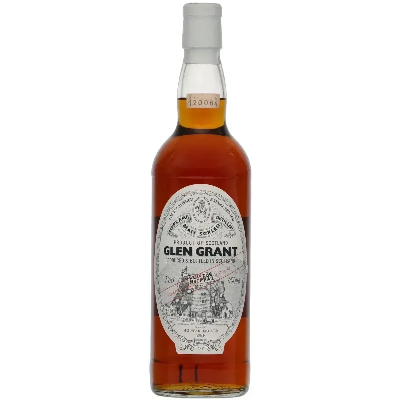 Glen Grant 40 Years Old 1966 Licensed Bottling Gordon & Macphail