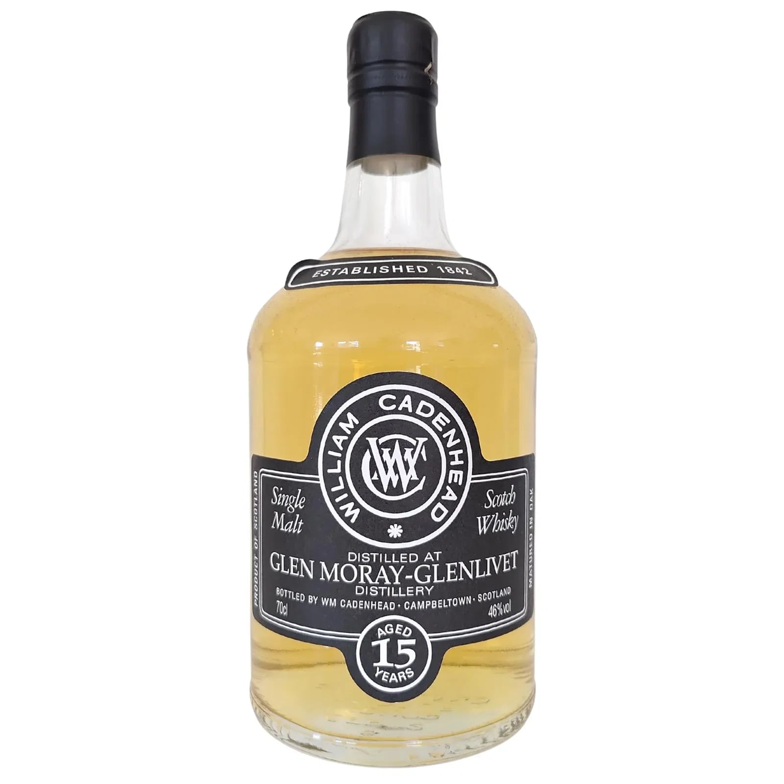 Glen Moray 15 Years Old 1998 Small Batch Cadenhead's