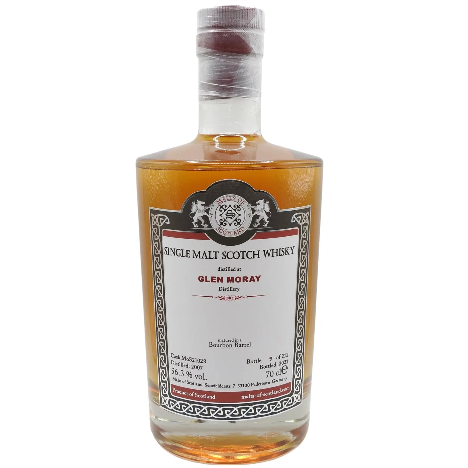 Glen Moray 2007 Malts of Scotland MoS 21028