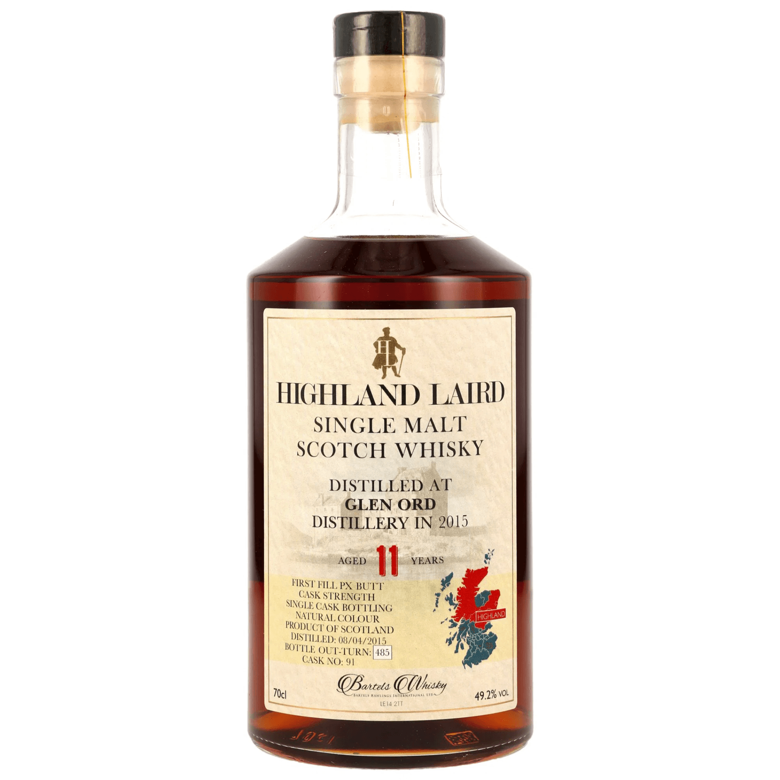 Glen Ord 11 Years Old 2015 Highland Laird Bartels Whisky Cask Nr.91