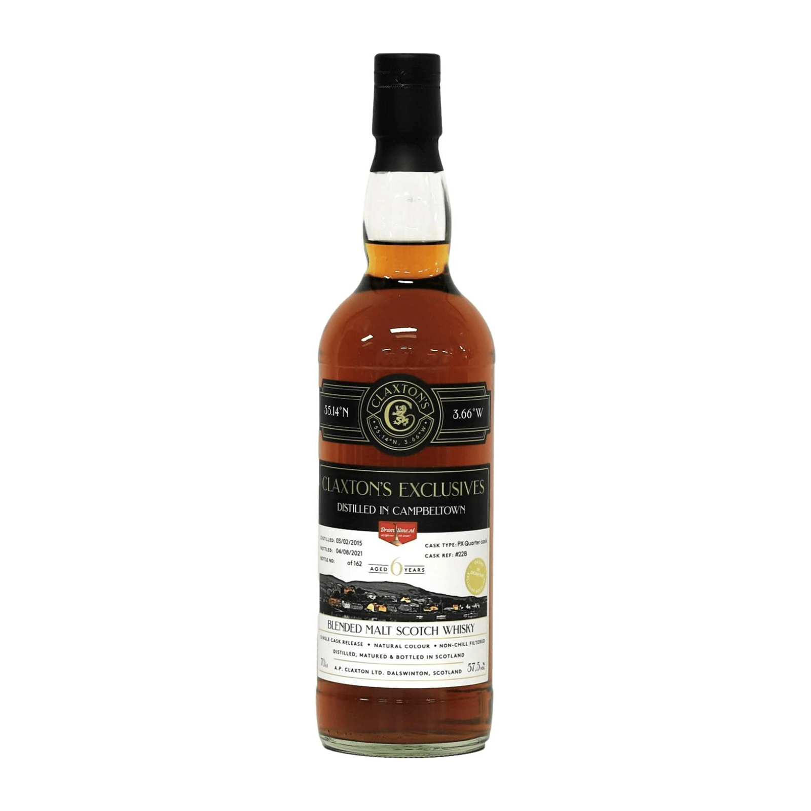 Glen Scotia 6 Years Old 2015 Drams By Dramtime Exclusive Bottling Claxton's 22B