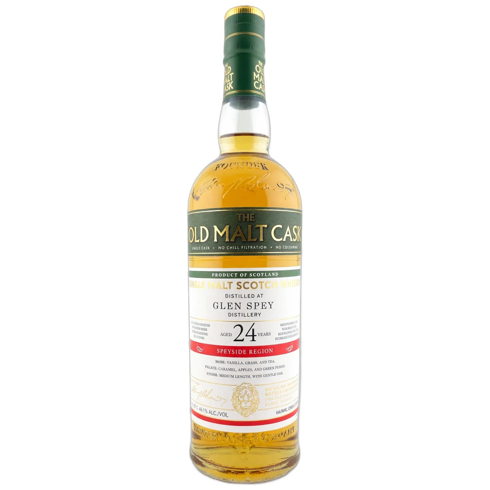 Glen Spey 24 Years Old 1996 The Old Malt Cask Hunter Laing Cask Nr. HL 18198