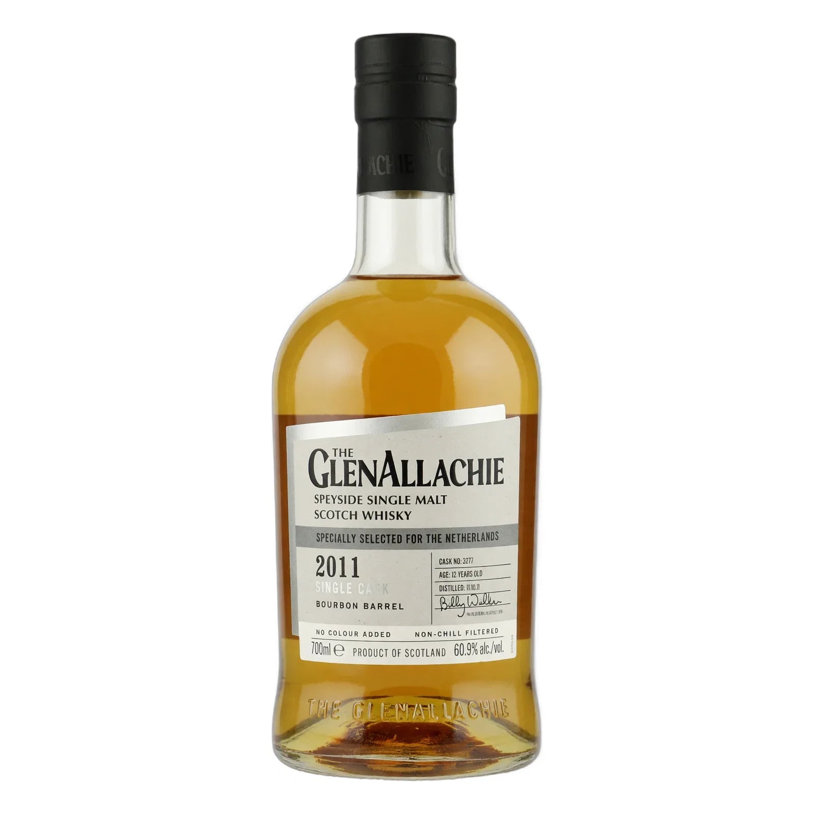 Glenallachie 12 Years Old 2011 Single Cask Cask Nr. 3277