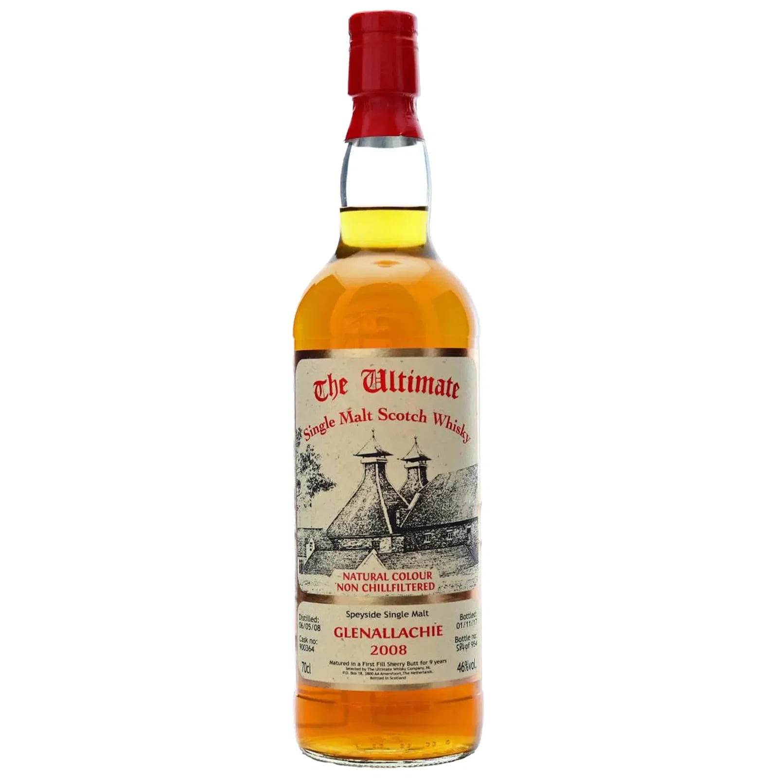 GlenAllachie 9 Years Old 2008 The Ultimate van Wees 900364