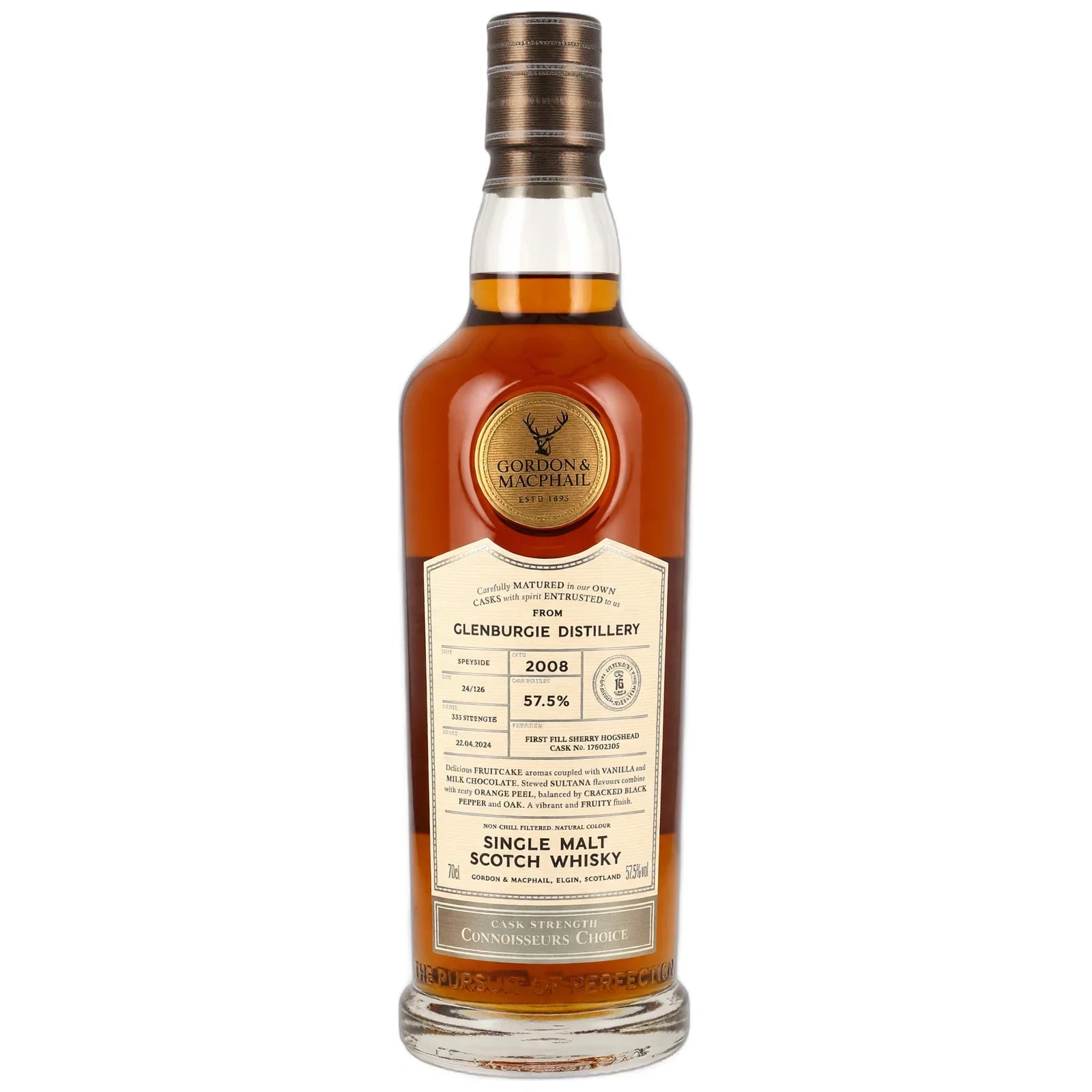 Glenburgie 15 Years Old 2008 Connoisseurs Choice Cask Strength Gordon & Macphail Cask Nr. 17602305
