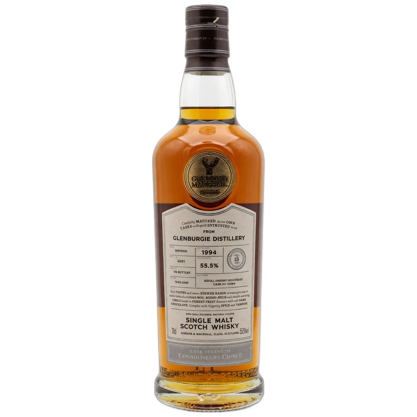 Glenburgie 25 Years Old 1994 Connoisseurs Choice Cask Strength Gordon & Macphail Cask Nr. 10064