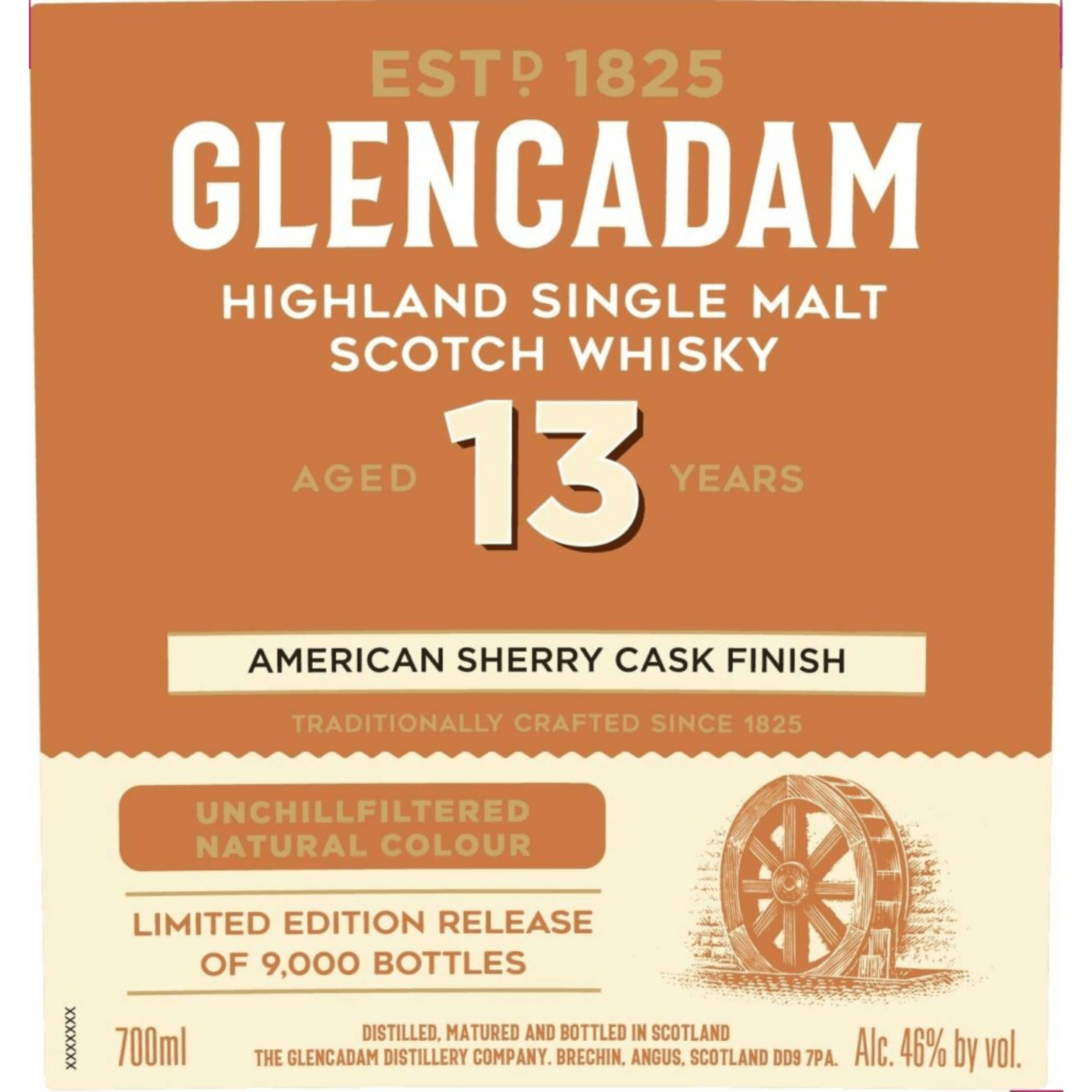 Glencadam 13 Years Old American Sherry Cask Finish