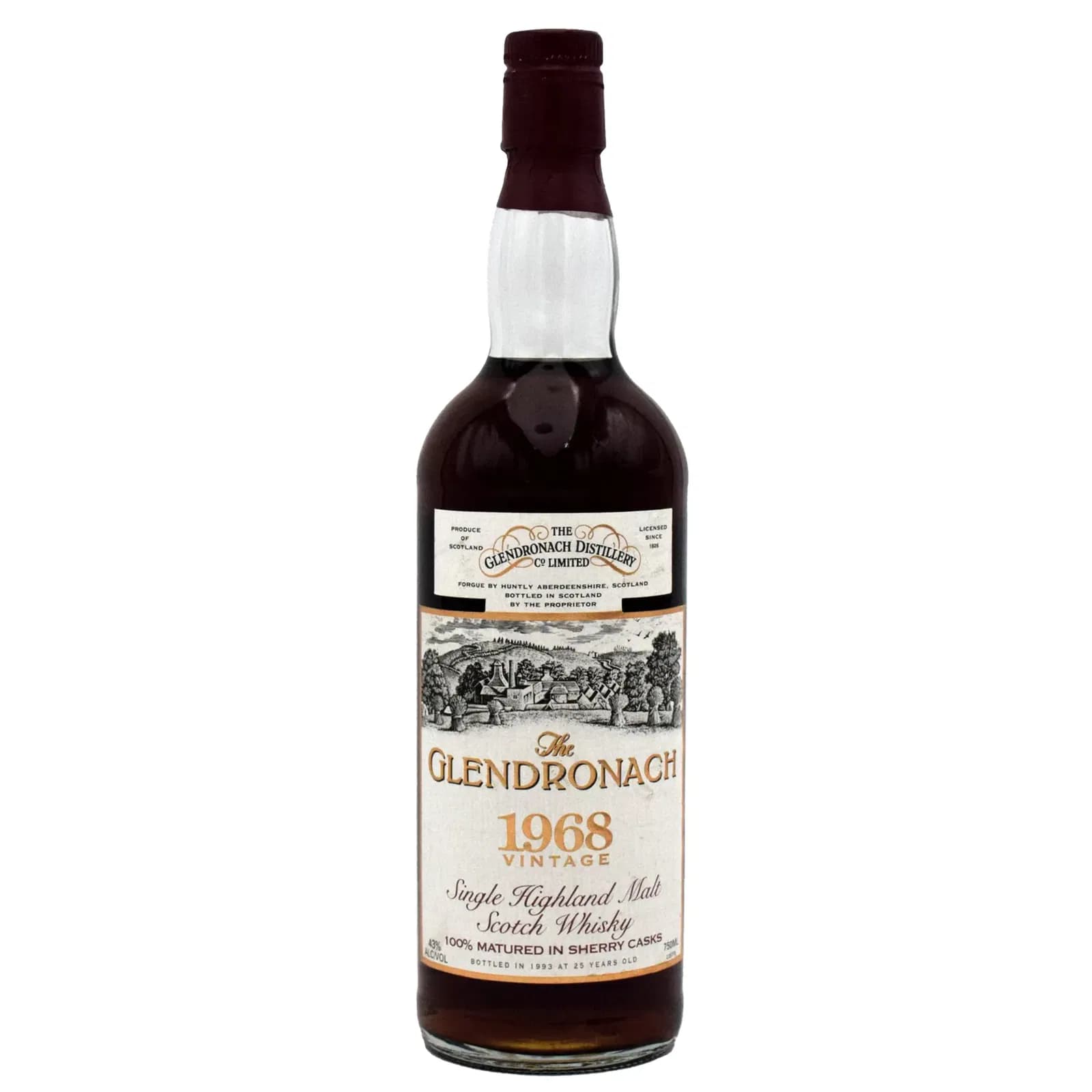 Glendronach 25 Years Old 1968 Vintage 75cl