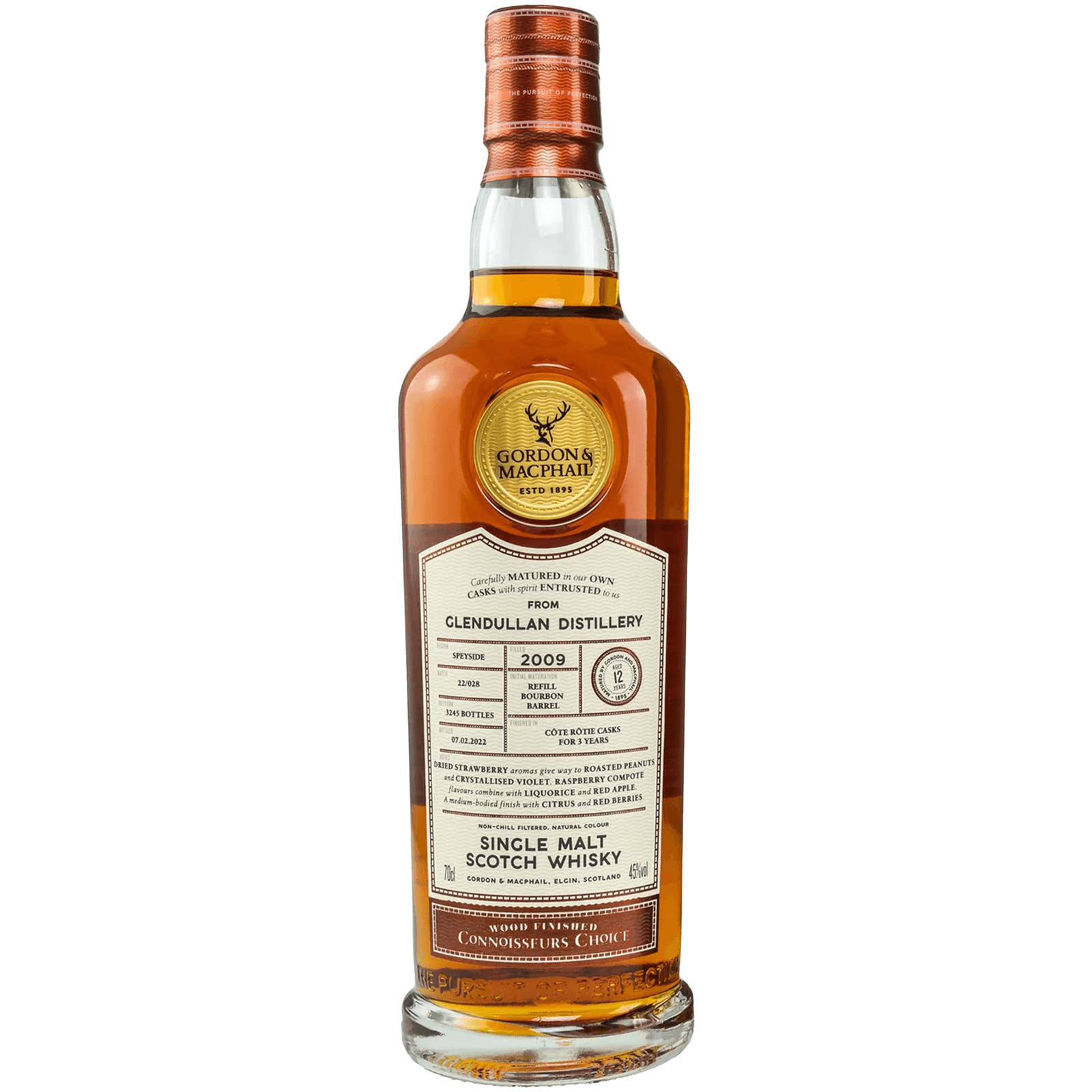 Glendullan 12 Years Old 2009 Connoisseurs Choice Wood Finished Gordon & MacPhail Batch 22/028