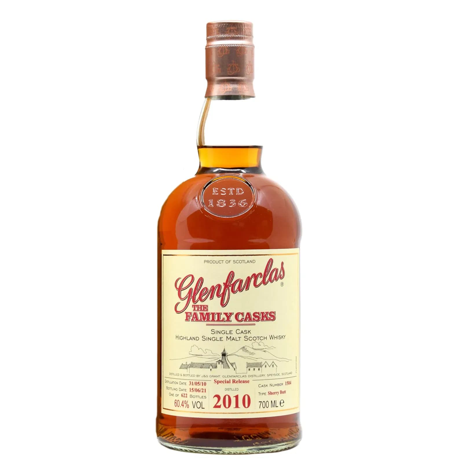 Glenfarclas 10 Years Old 2010 The Family Casks Special Release 1503
