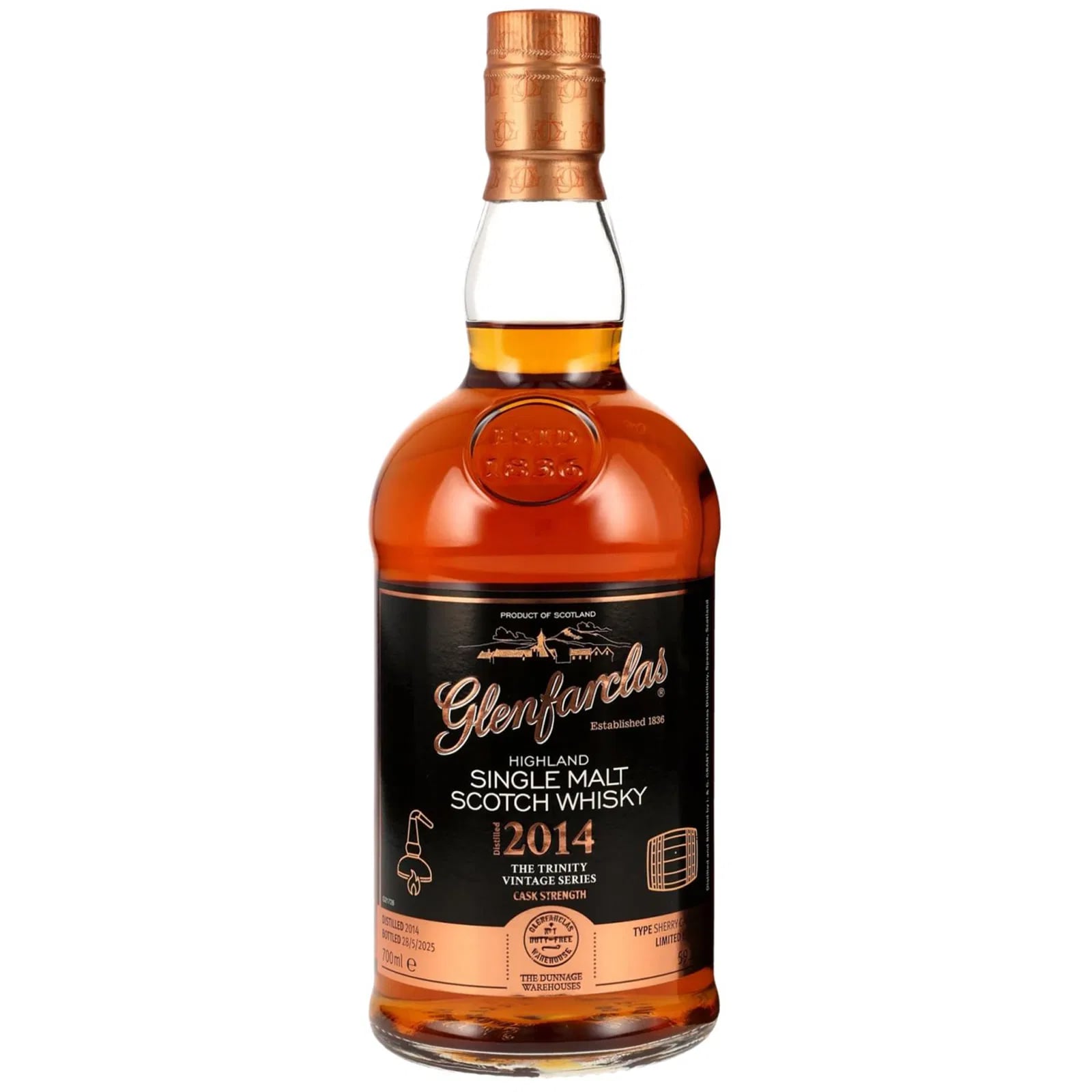 Glenfarclas 2014 The Trinity Vintage Series The Dunnage Warehouses