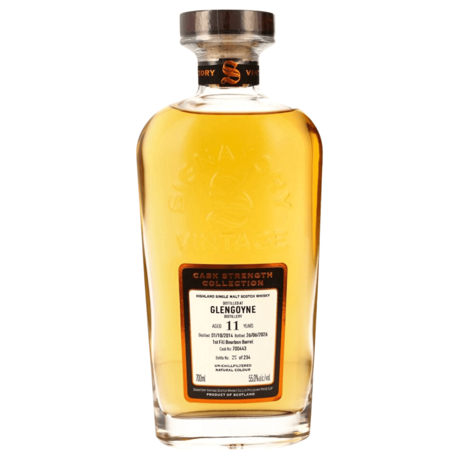 Glengoyne 11 Years Old 2014 Signatory Vintage Cask Nr.770443