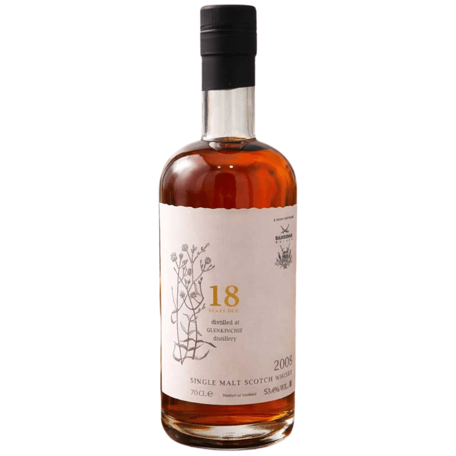Glenkinchie 18 Years Old 2008 White Label Serie Sansibar