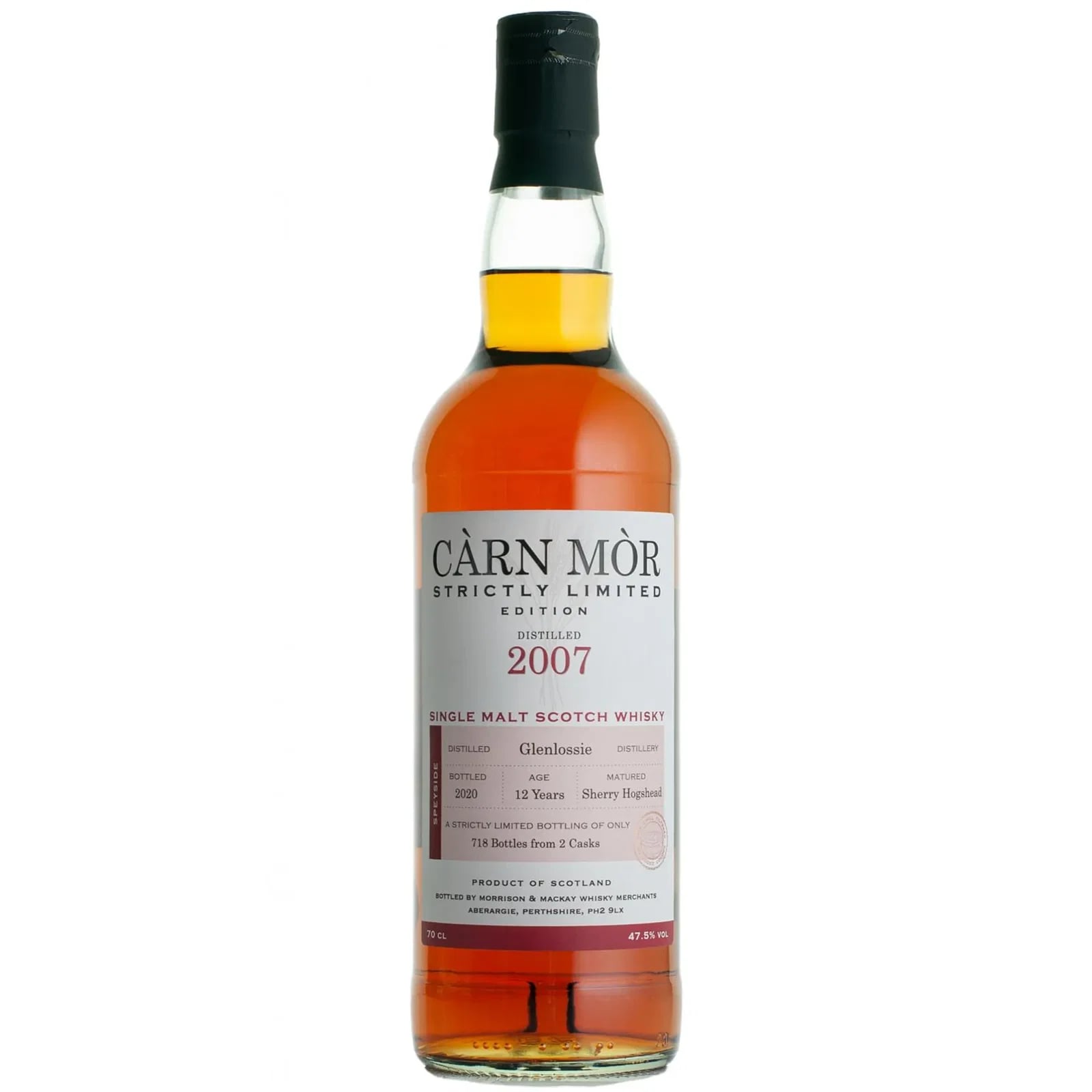 Glenlossie 12 Years Old 2007 Càrn Mòr Strictly Limited Edition Morrison and MacKay