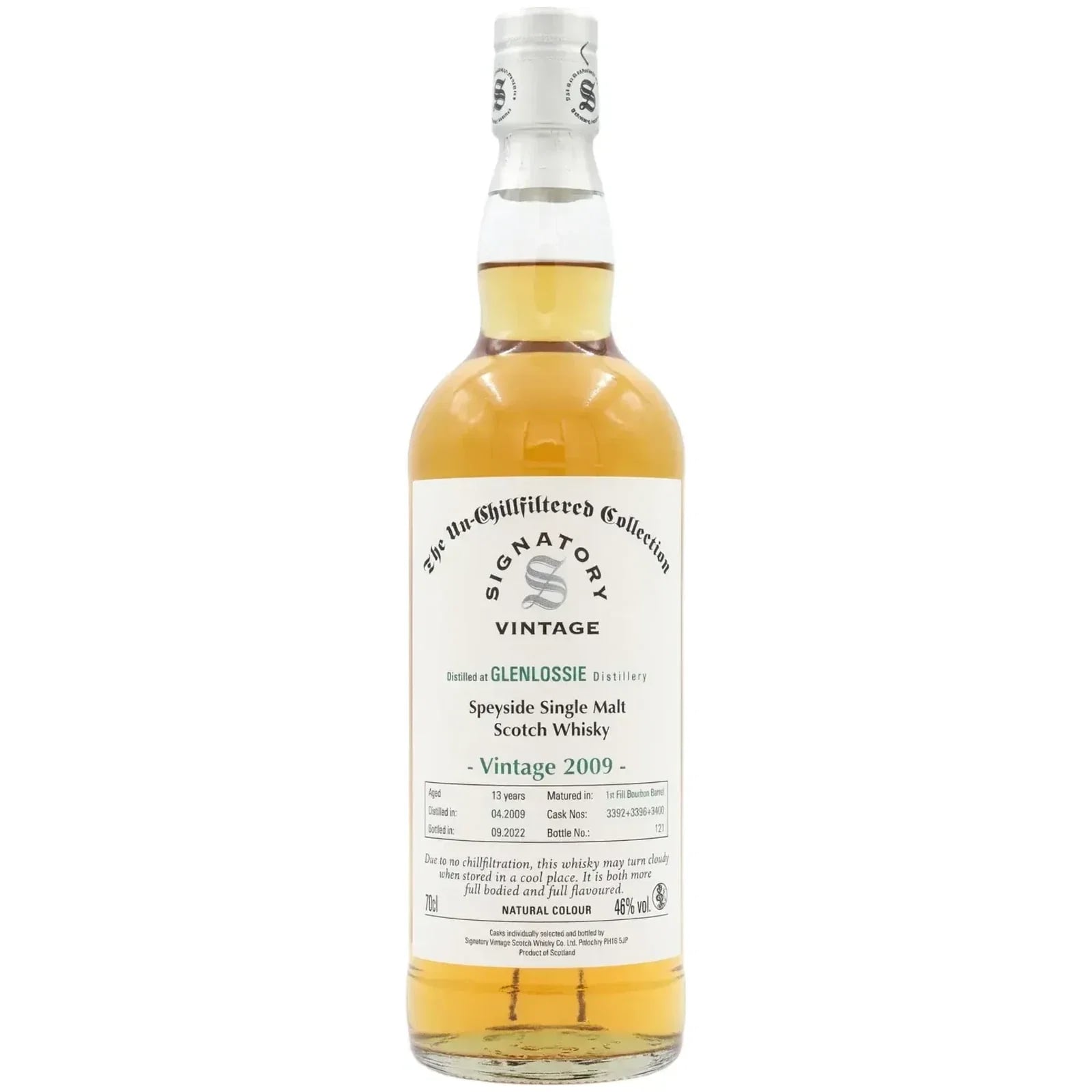 Glenlossie 13 Years Old 2009 Un-Chillfiltered Collection Signatory Vintage