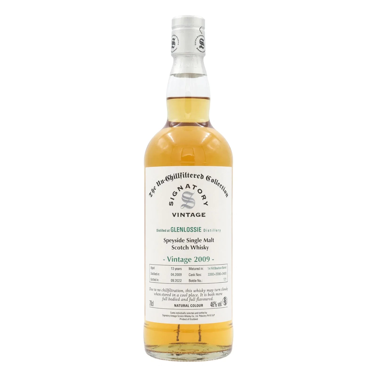 Glenlossie 13 Years Old 2009 Un-Chillfiltered Collection Signatory Vintage