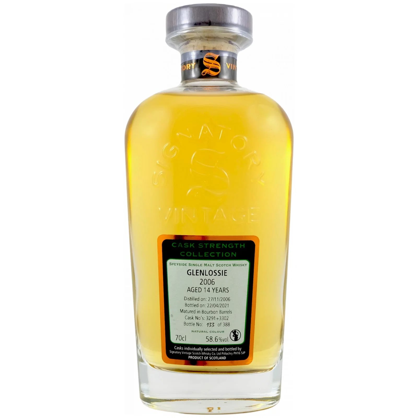 Glenlossie 14 Years Old 2006 Signatory Vintage 3291+3302