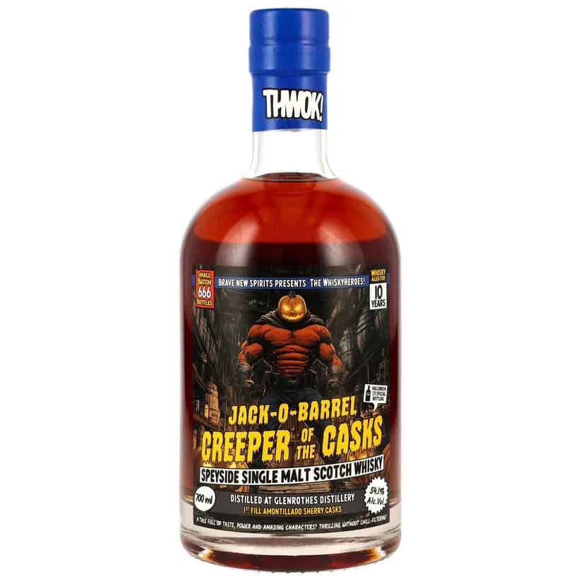 Glenrothes 10 Years Old The WhiskyHeroes Jack O Barrel Creeper of The Casks Brave New Spirits