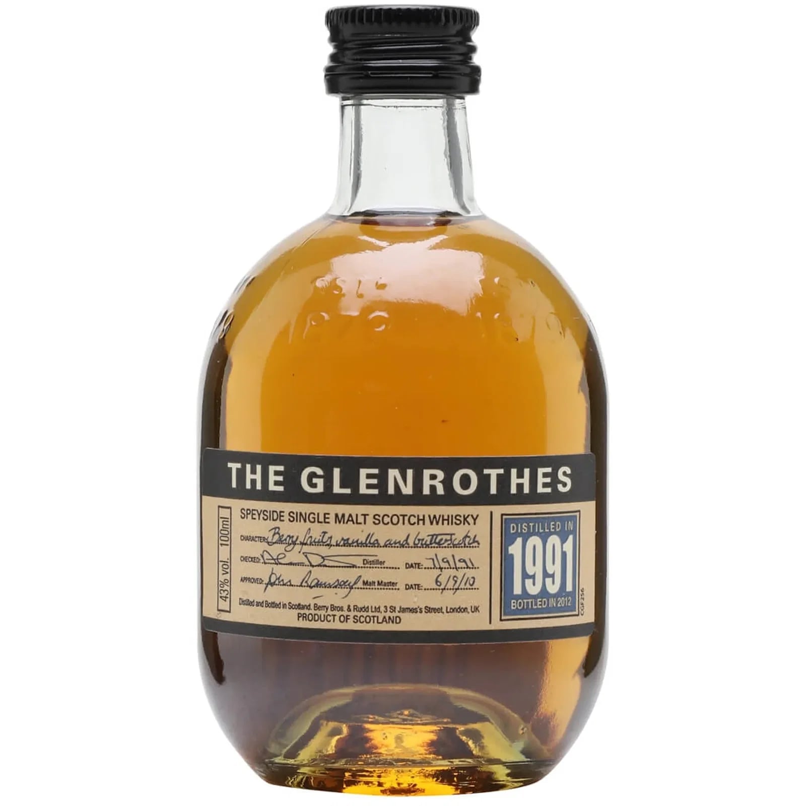 Glenrothes 20 Years Old 1991 Miniature 10cl
