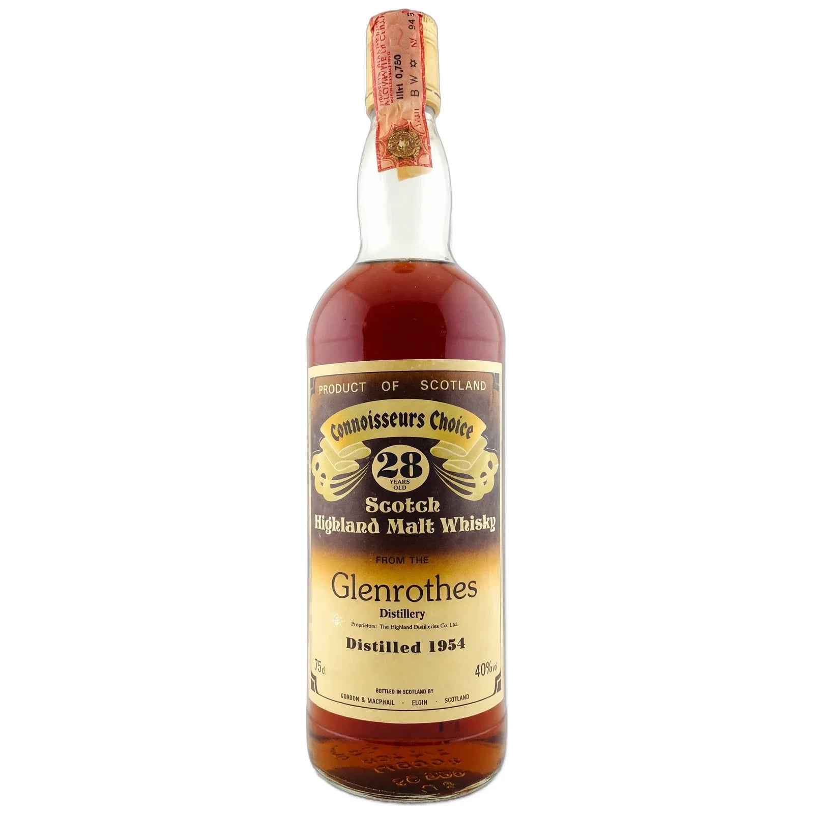 Glenrothes 28 Years Old 1954 Connoisseurs Choice Gordon & Macphail 75 cl