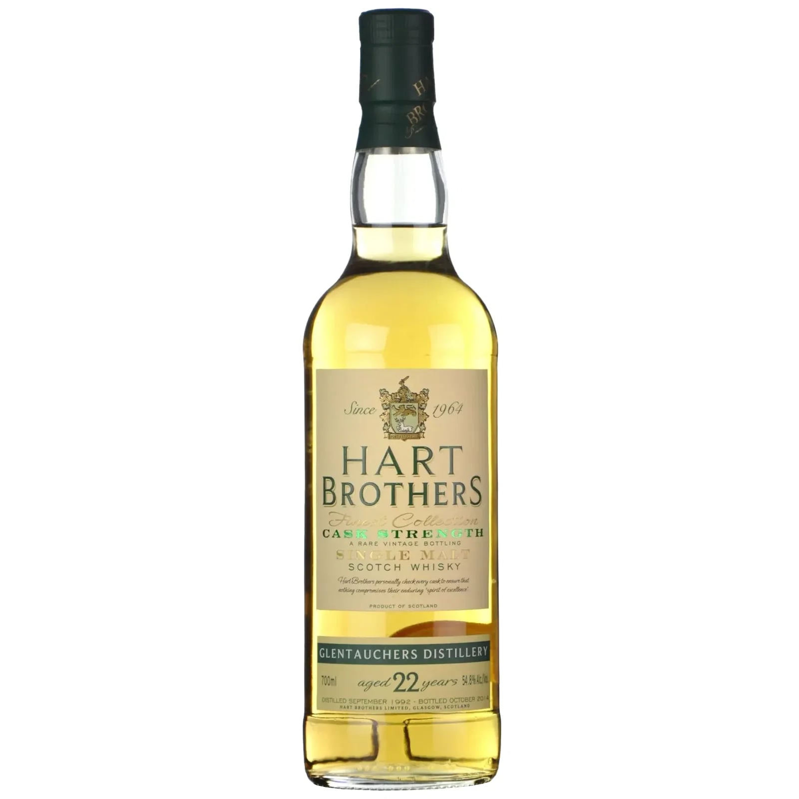 Glentauchers 22 Years Old 1992 Finest Collection Cask Strength Hart Brothers