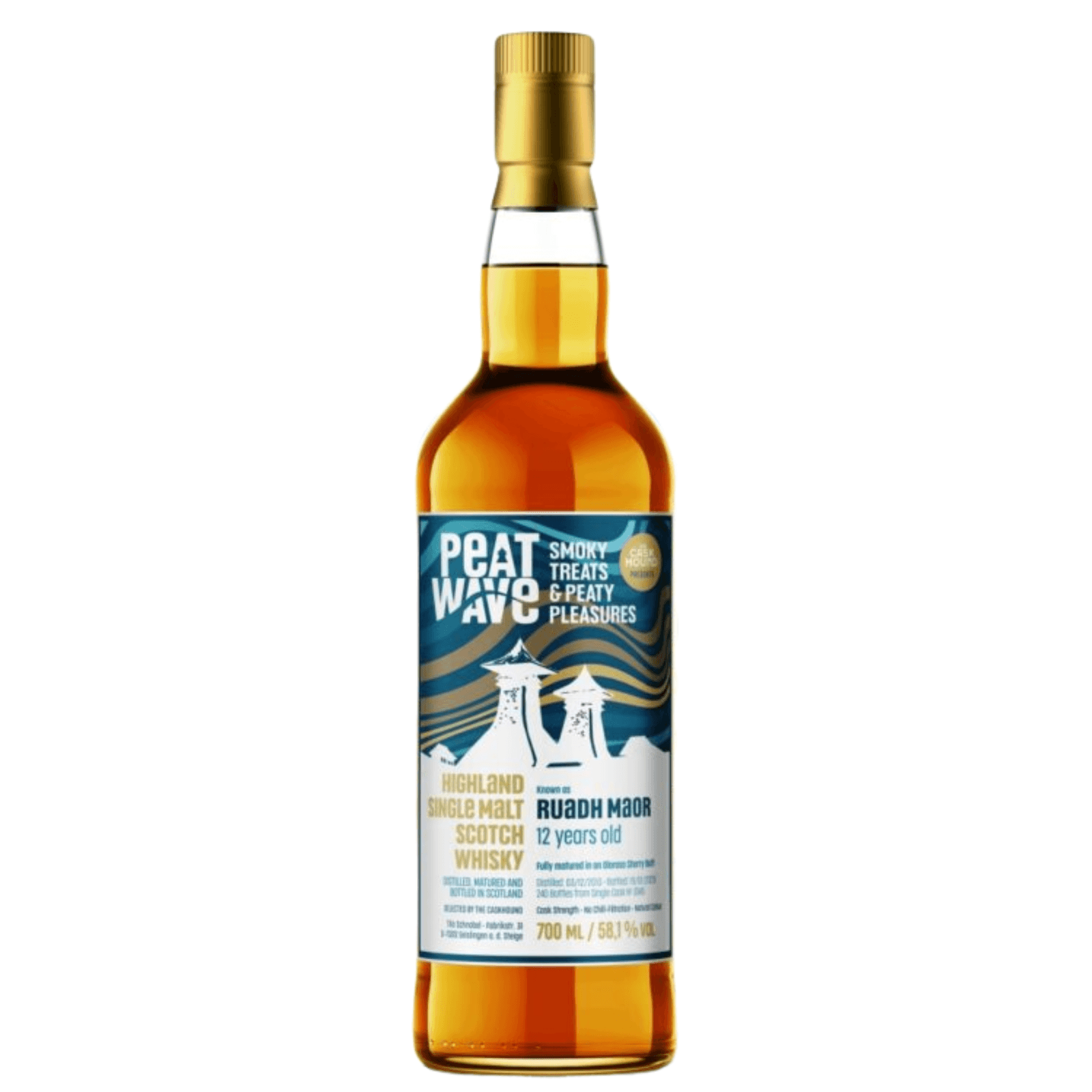 Glenturret 12 Years Old 2013 Peat Wave Ruadh Maor The Caskhound