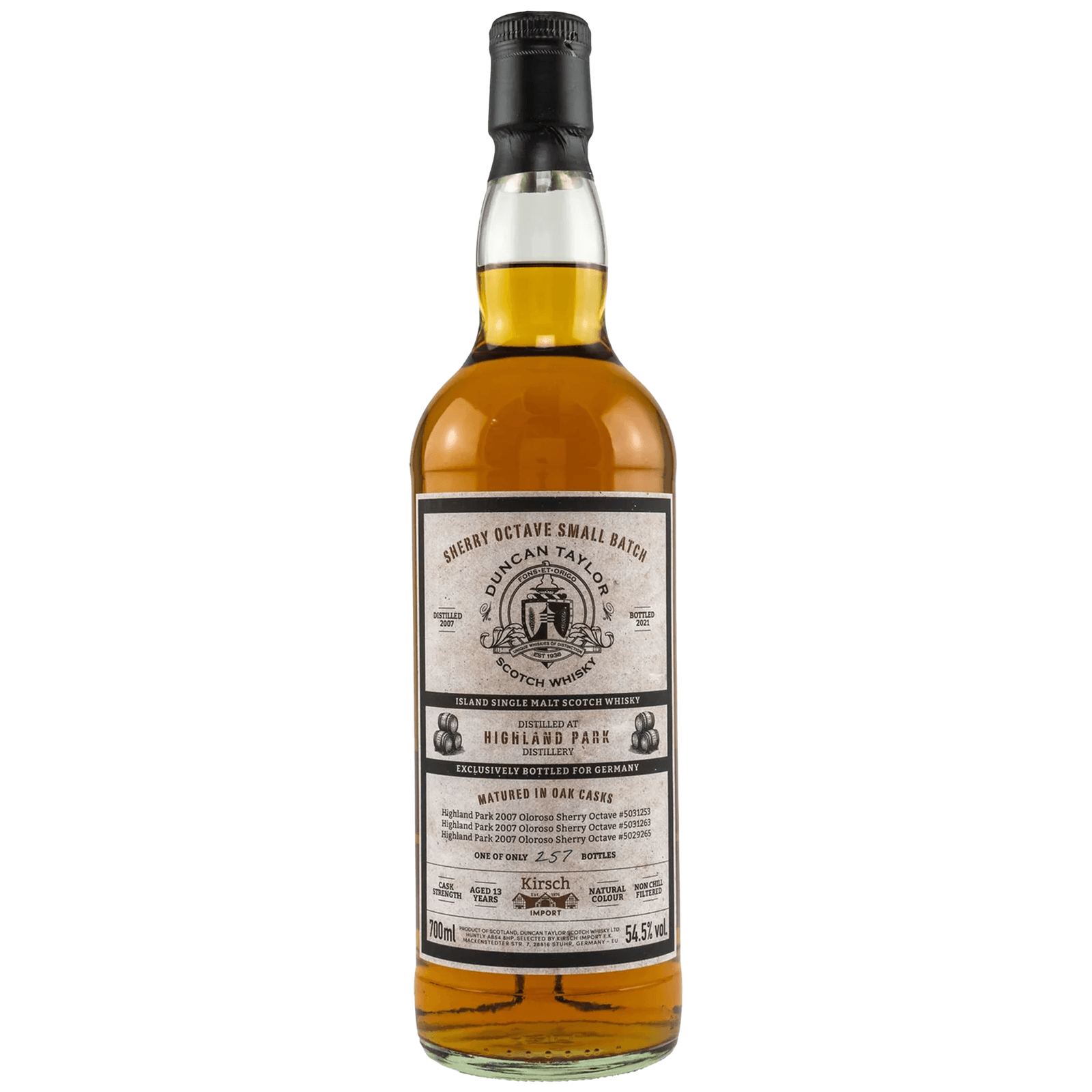 Highland Park 13 Years Old 2007 Sherry Octave Small Batch Duncan Taylor 5031253/63 + 5029265