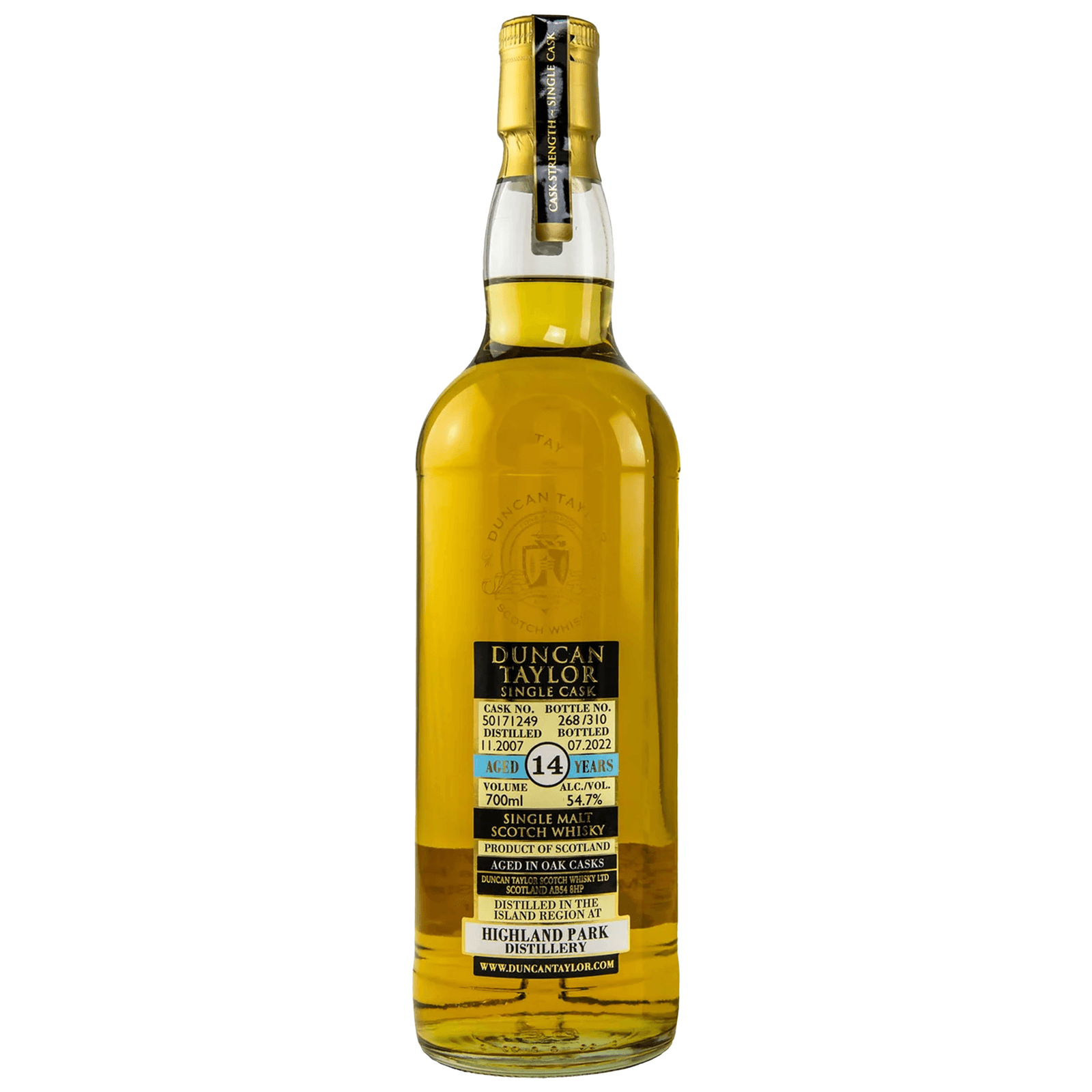 Highland Park 14 Years Old 2007 Single Cask Duncan Taylor 50171249