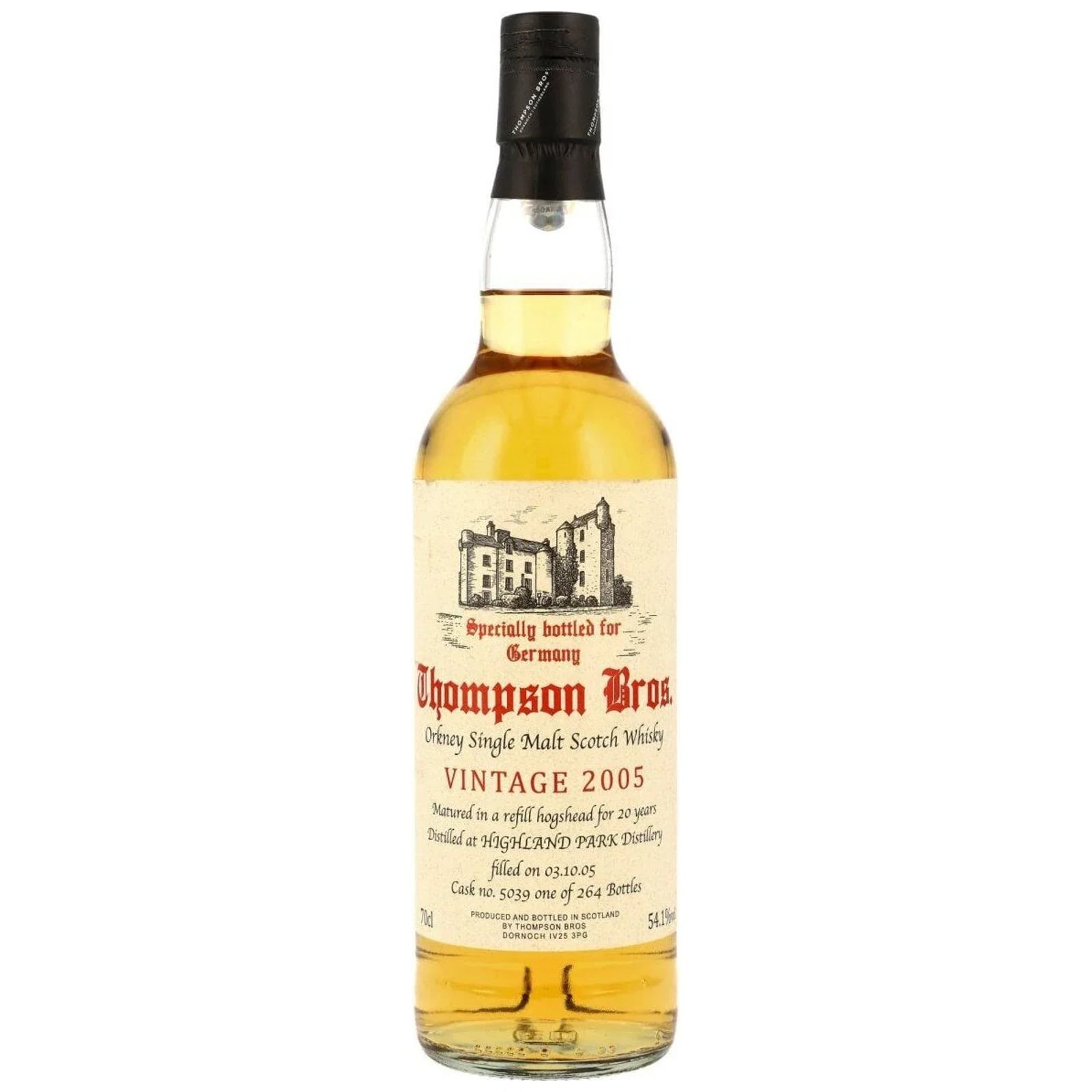 Highland Park 20 Years Old 2005 Thompson Bros Cask Nr. 5039