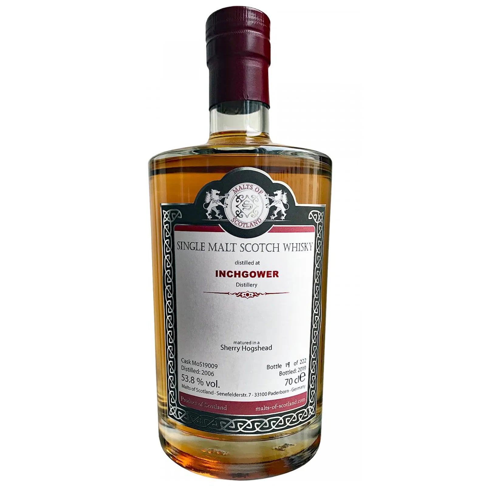 Inchgower 13 Years Old 2006 Malts of Scotland MoS 19009
