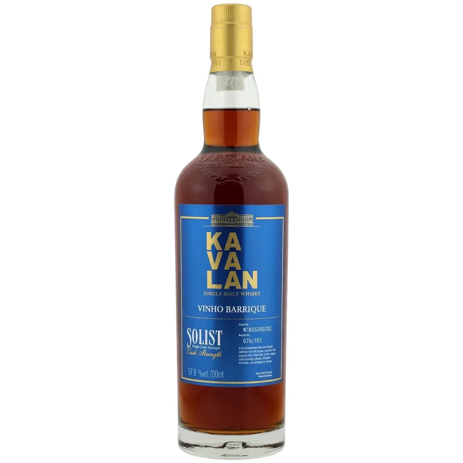 Kavalan Solist Vinho Barrique Cask Nr.W160520020C