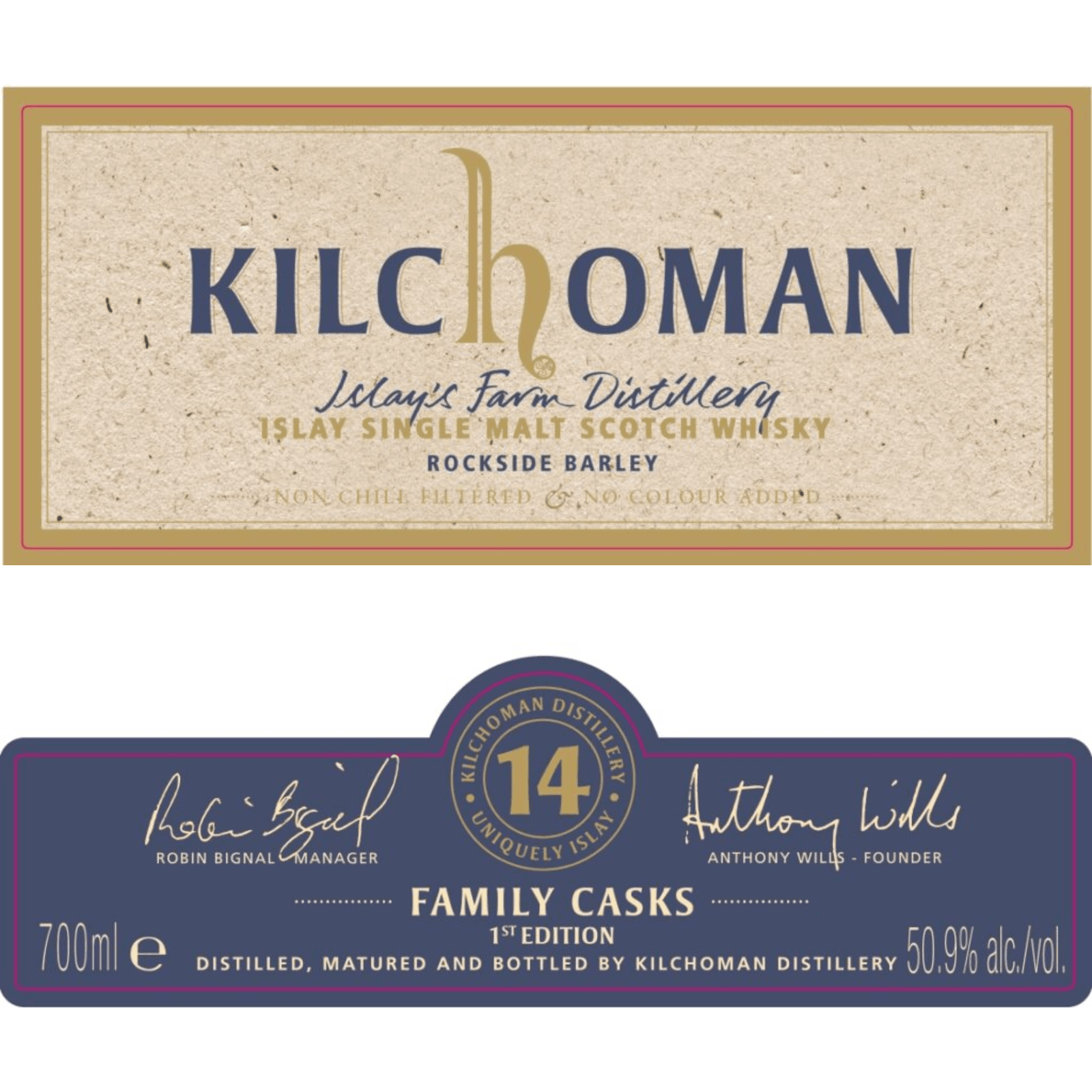Kilchoman 14 Years Old Family Casks 1st Edition