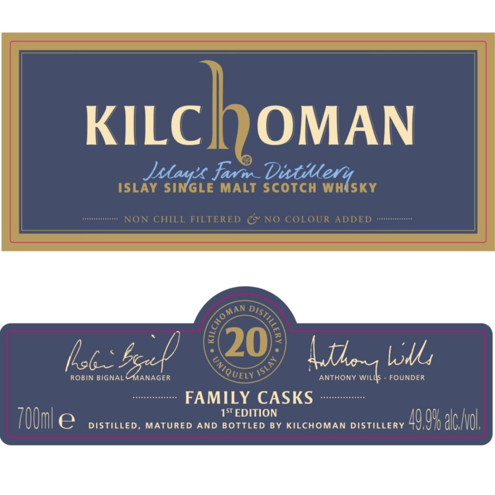 Kilchoman 20 Years Old Family Casks 1st Edition