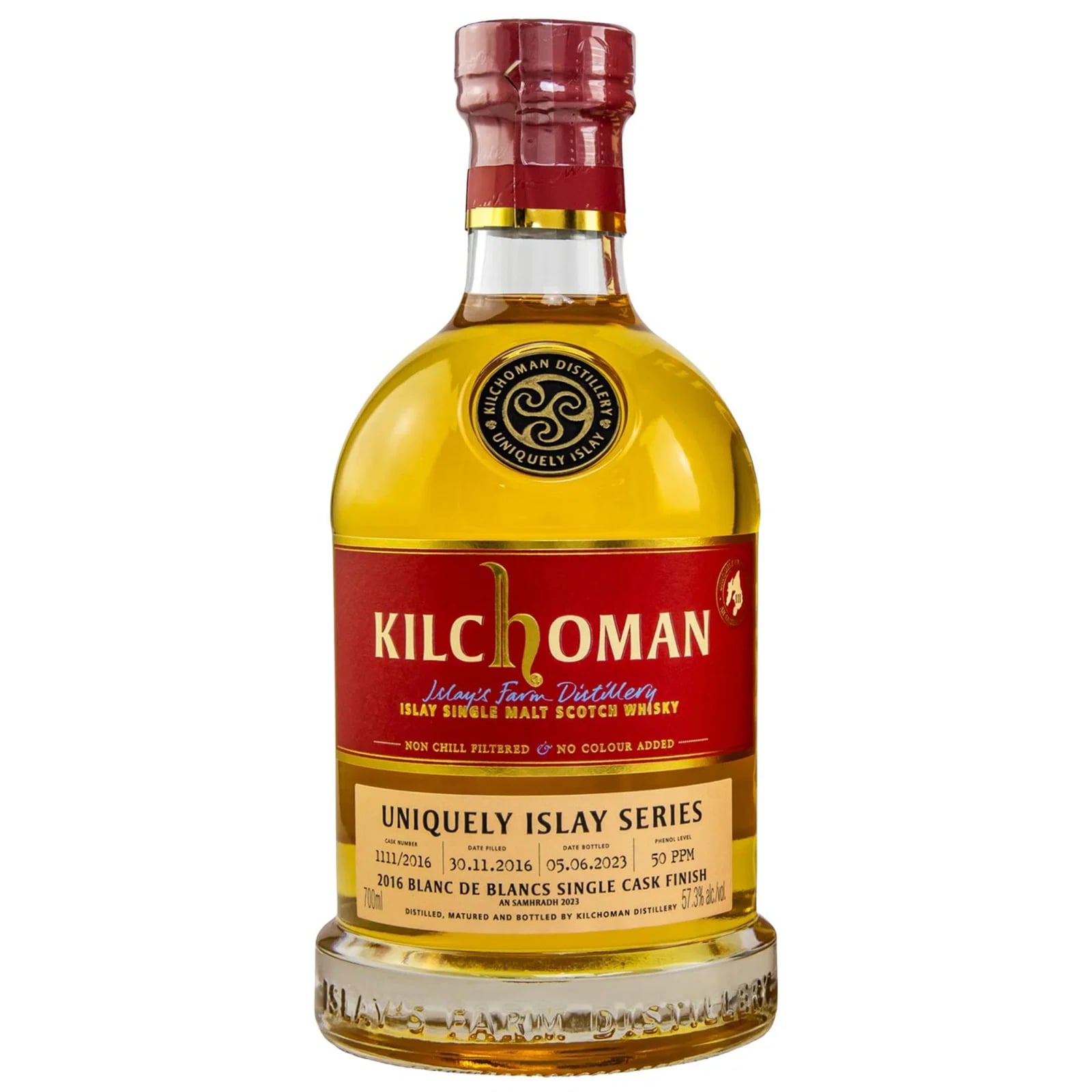 Kilchoman 6 Years Old 2016 Uniquely Islay Series An Samhradh 2023 1111/2016