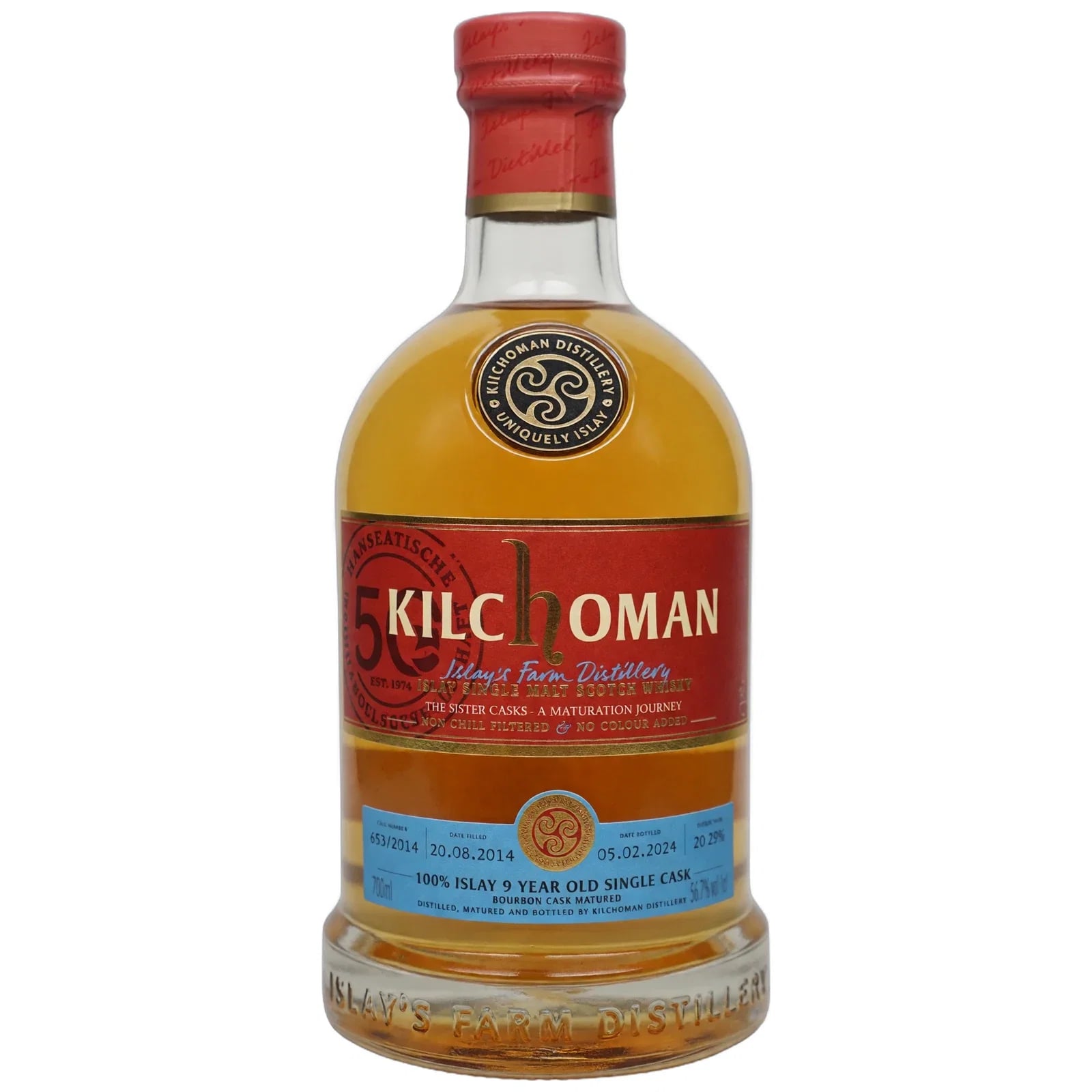 Kilchoman 9 Years Old 2014 The Sister Casks A Maturation Journey 653/2014