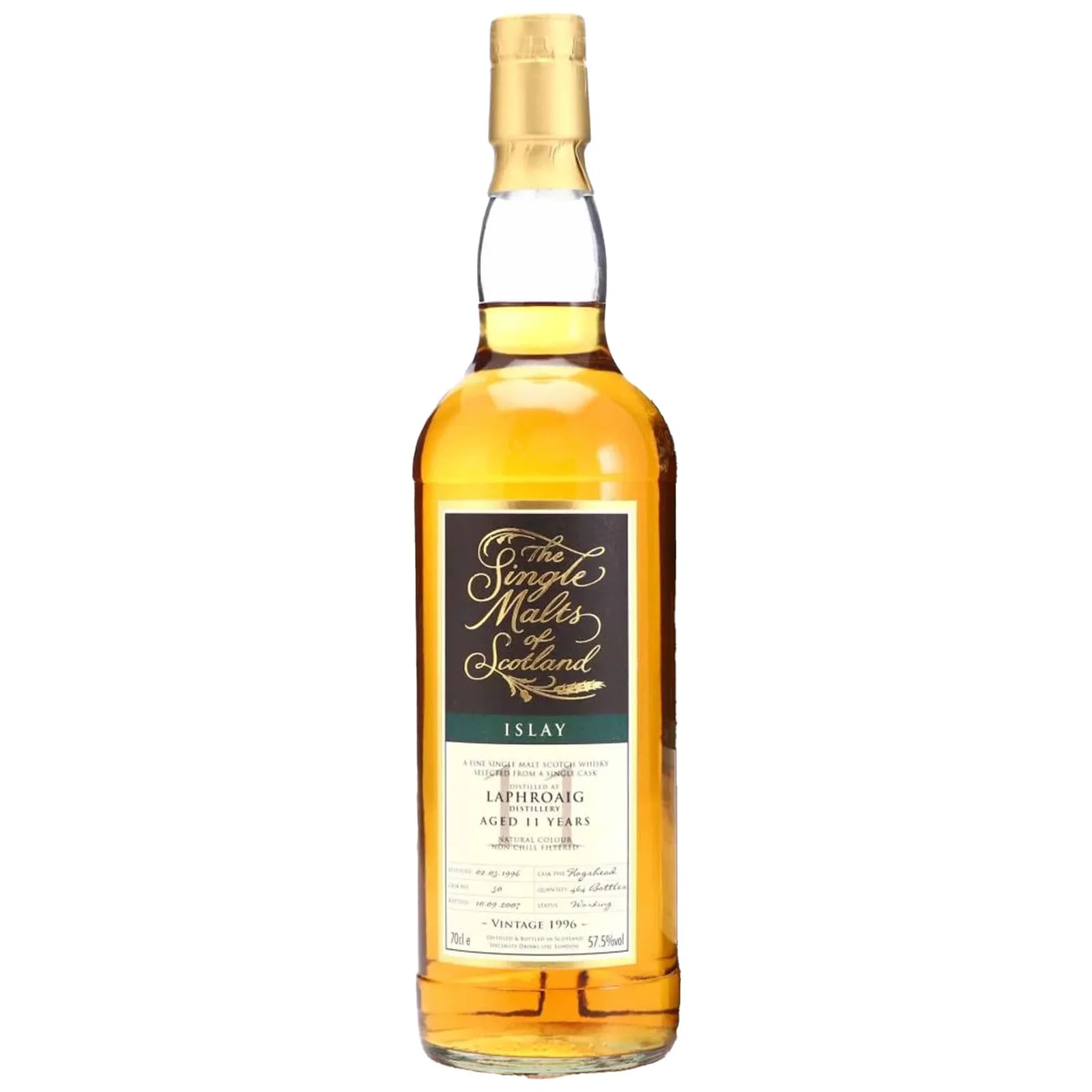 Laphroaig 11 Years Old 1996 The Single Malts of Scotland Speciality Drinks Ltd 50