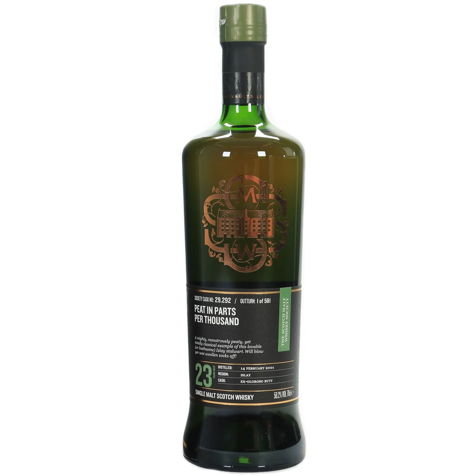 Laphroaig 23 Years Old 2001 Peat In Parts Per Thousand SMWS 29.292