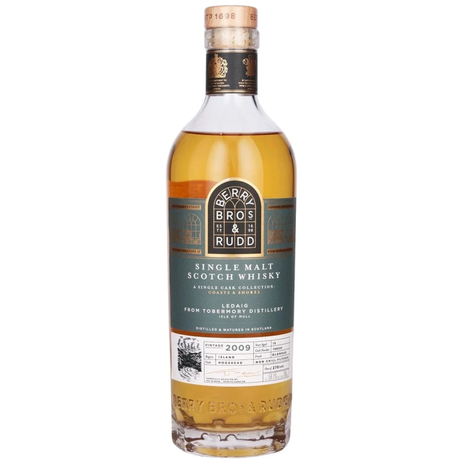 Ledaig 15 Years Old 2009 A Single Cask Collection Coasts & Shores