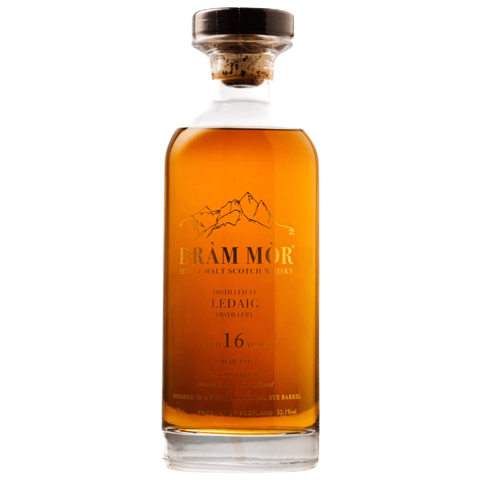 Ledaig 16 Years Old 2009 Decanter Dràm Mòr Cask Nr.2201082