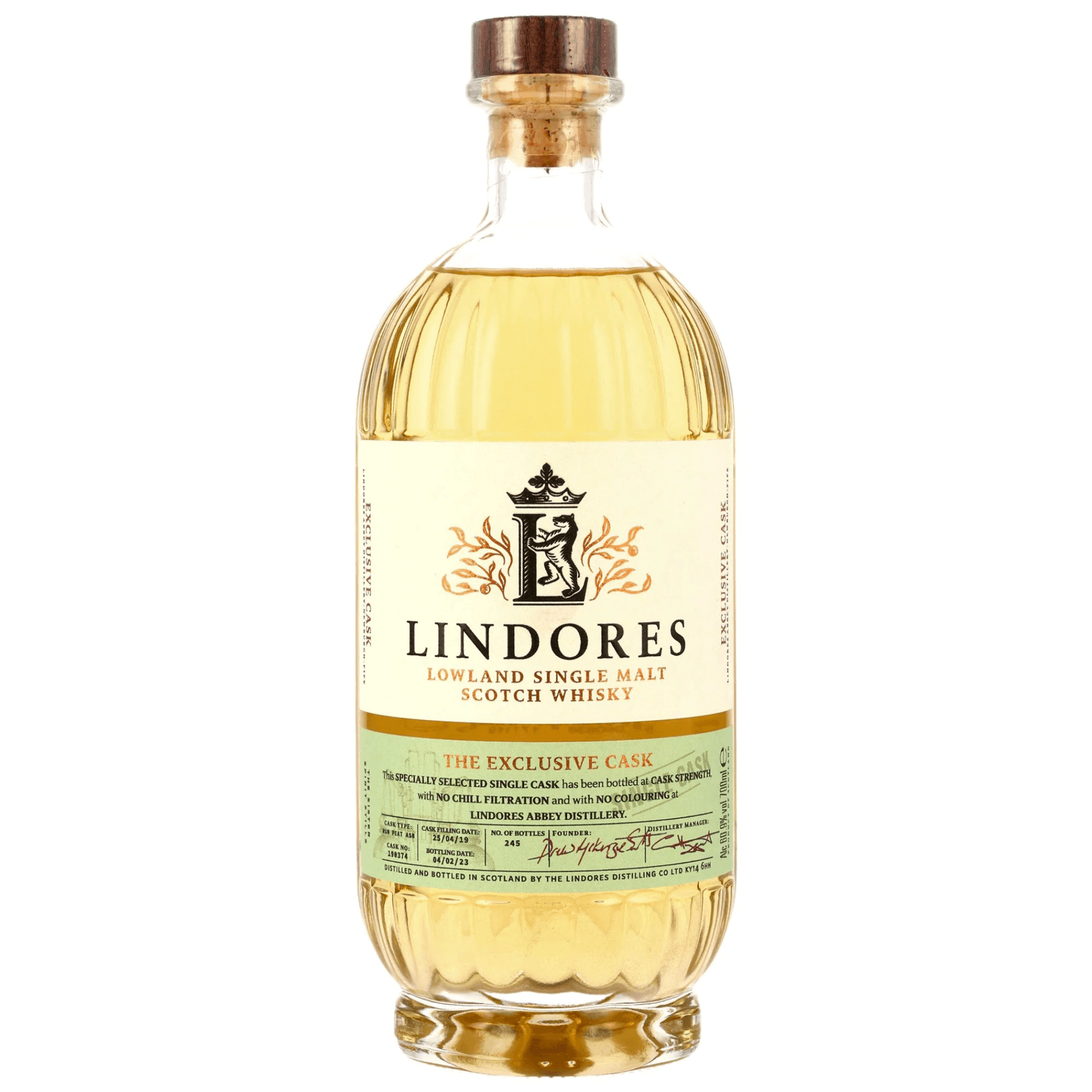 Lindores Abbey 3 Years Old 2019 The Exclusive Cask Cask Nr.198374